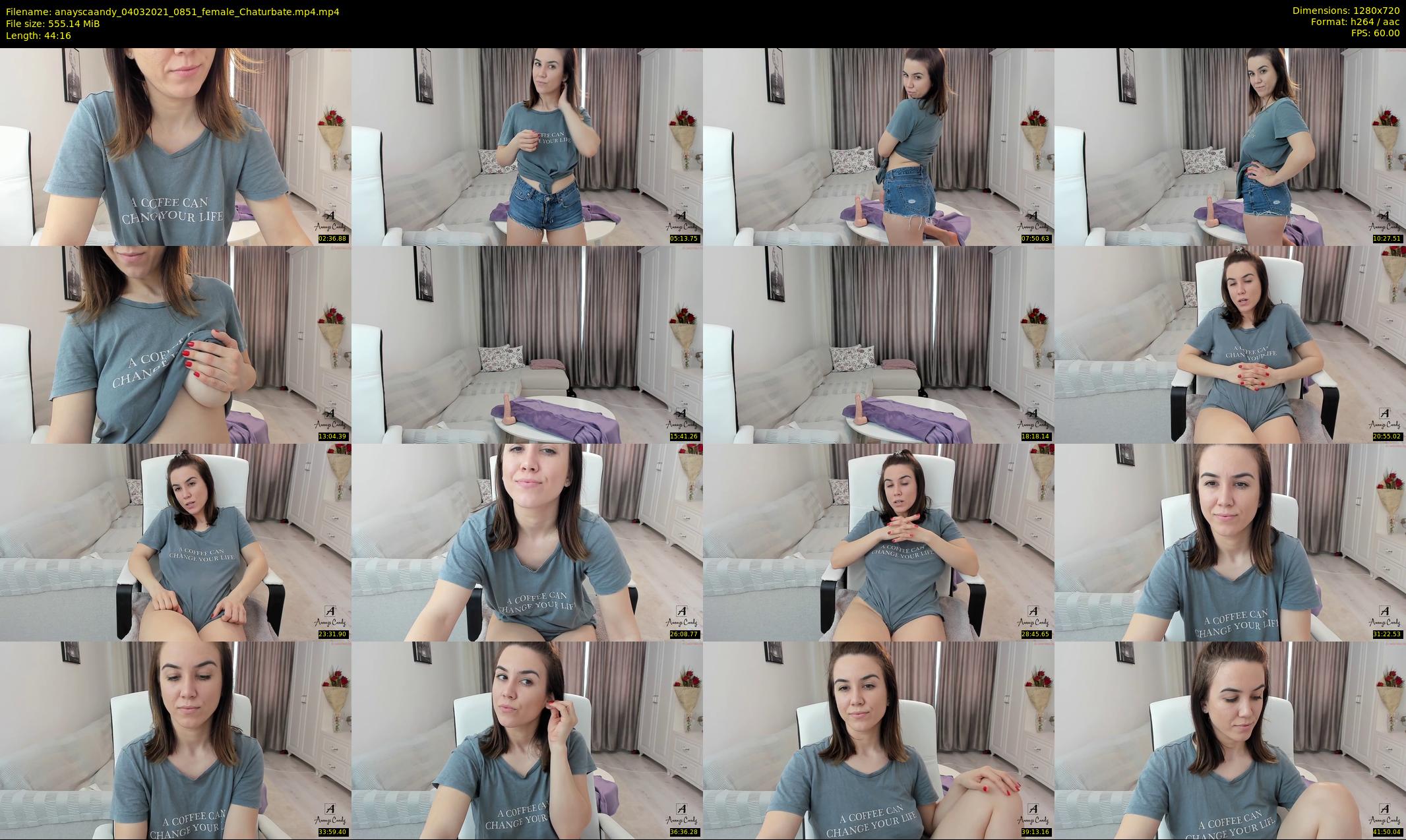 anayscaandy — 45 minute Chaturbate female cam show recording, 720p, Mar 4, 2021