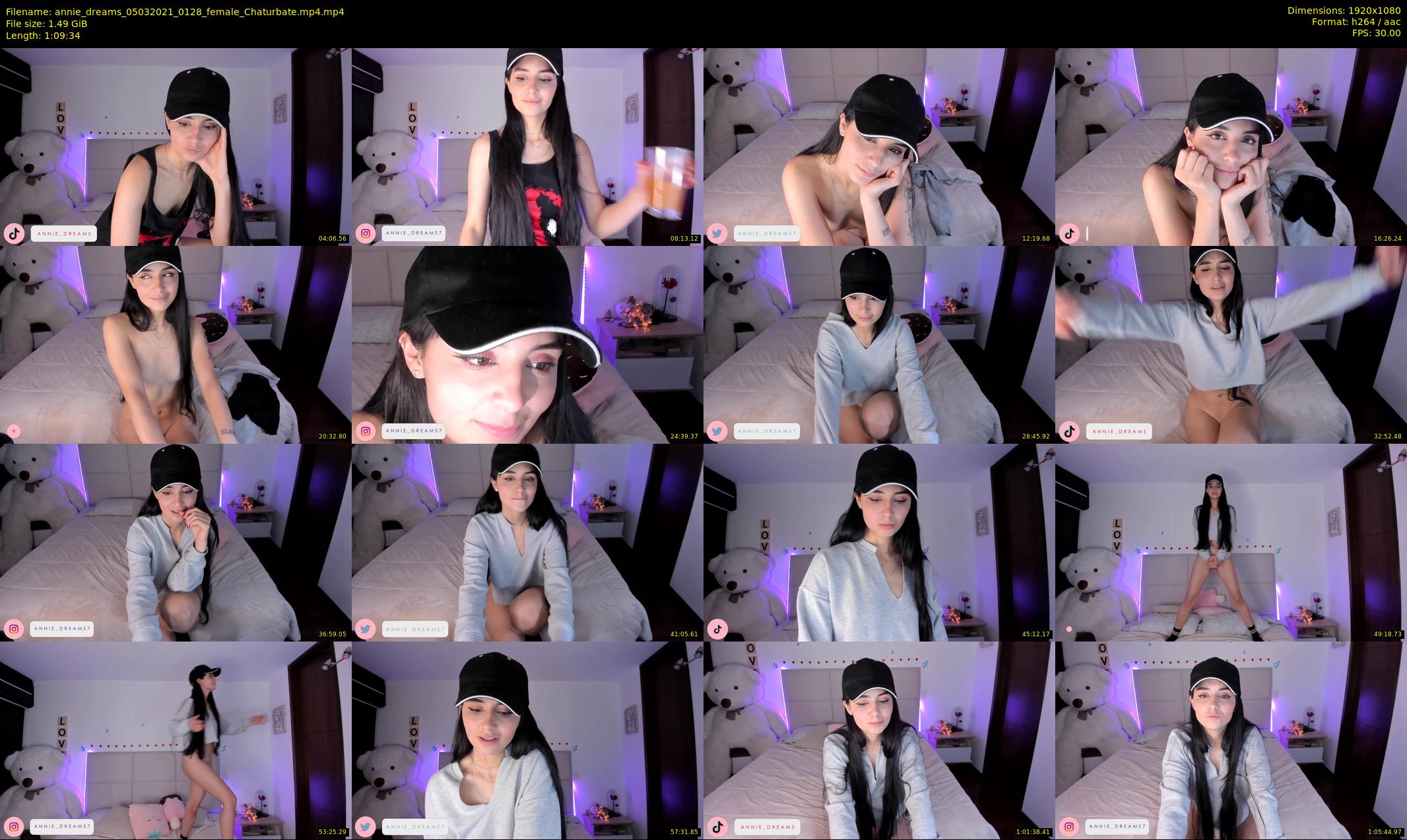 annie_dreams — 70 minute Chaturbate female cam show recording, 1080p, Mar 5, 2021
