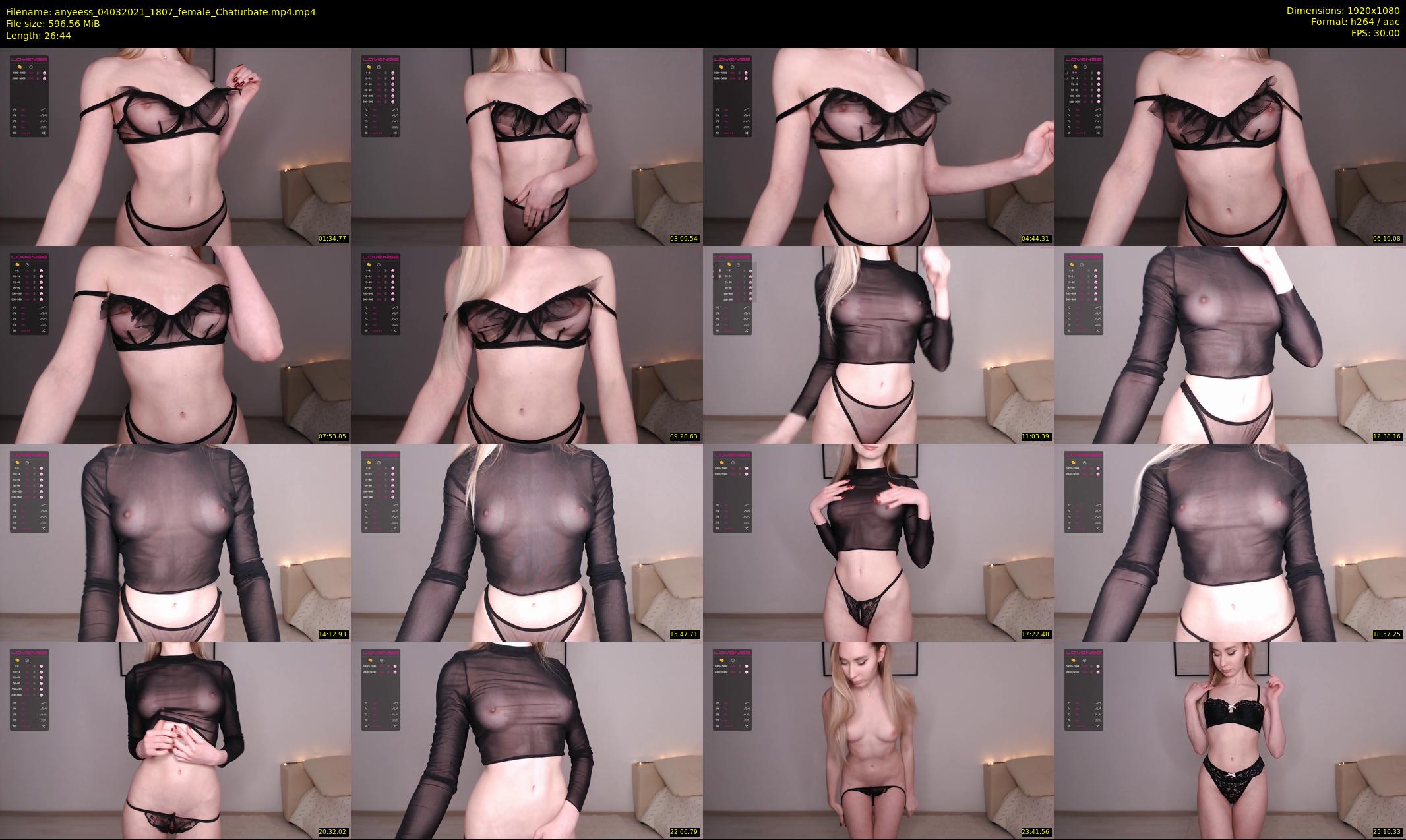 anyeess — 27 minute Chaturbate female cam show recording, 1080p, Mar 4, 2021