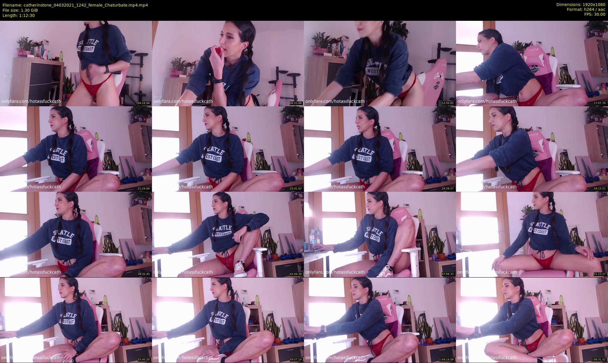 catherinstone — 73 minute Chaturbate female cam show recording, 1080p, Mar 4, 2021