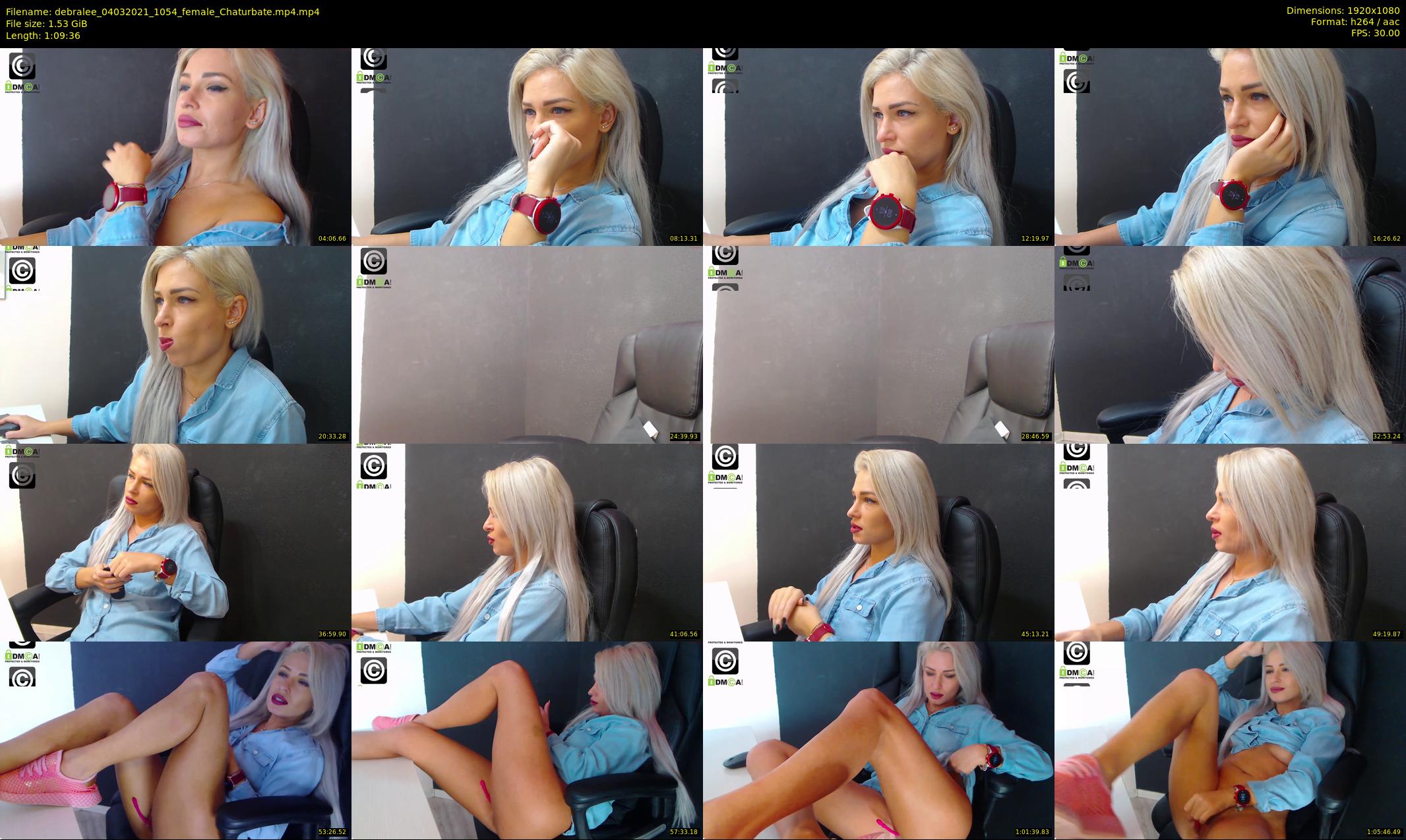 debralee — 70 minute Chaturbate female cam show recording, 1080p, Mar 4, 2021