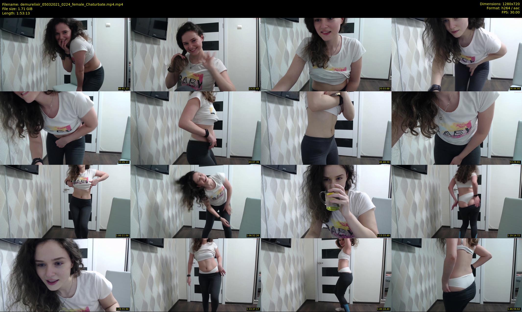 demurelixir — 114 minute Chaturbate female cam show recording, 720p, Mar 5, 2021