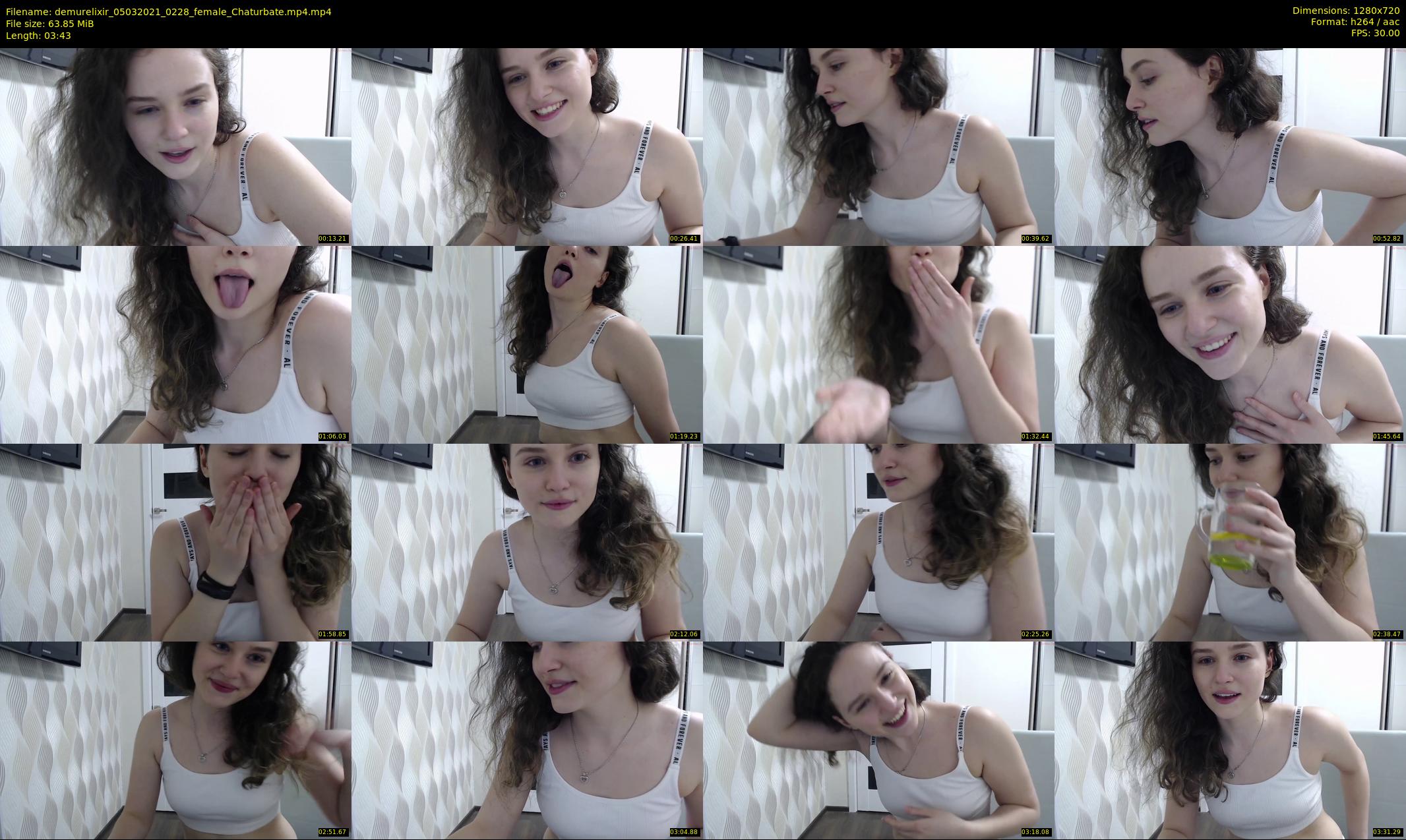 demurelixir — 4 minute Chaturbate female cam show recording, 720p, Mar 5, 2021