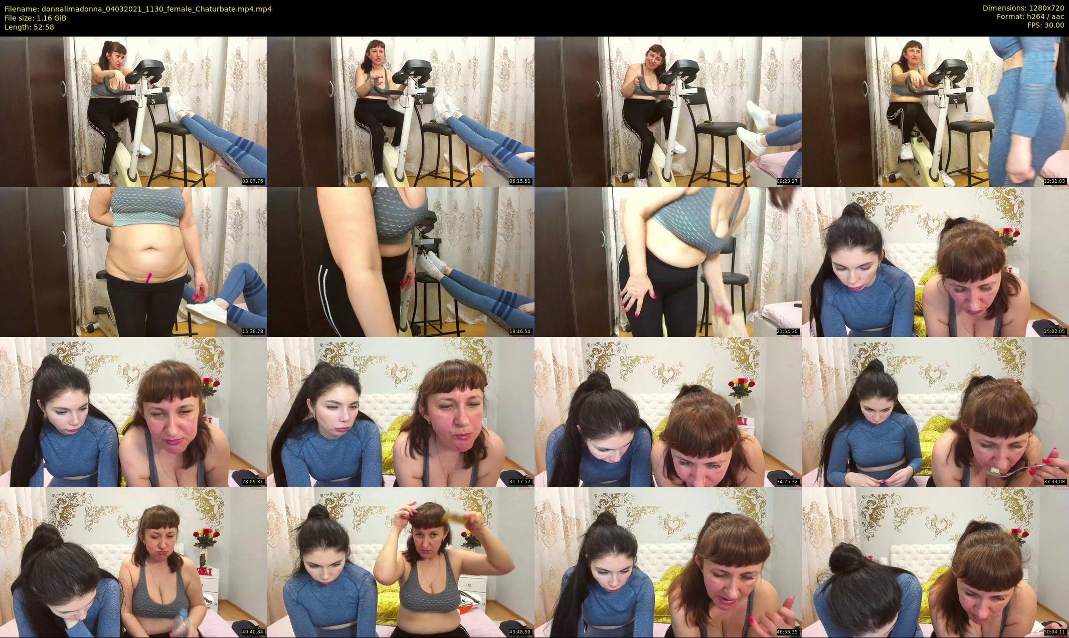 donnalimadonna — 53 minute Chaturbate female cam show recording, 720p, Mar 4, 2021