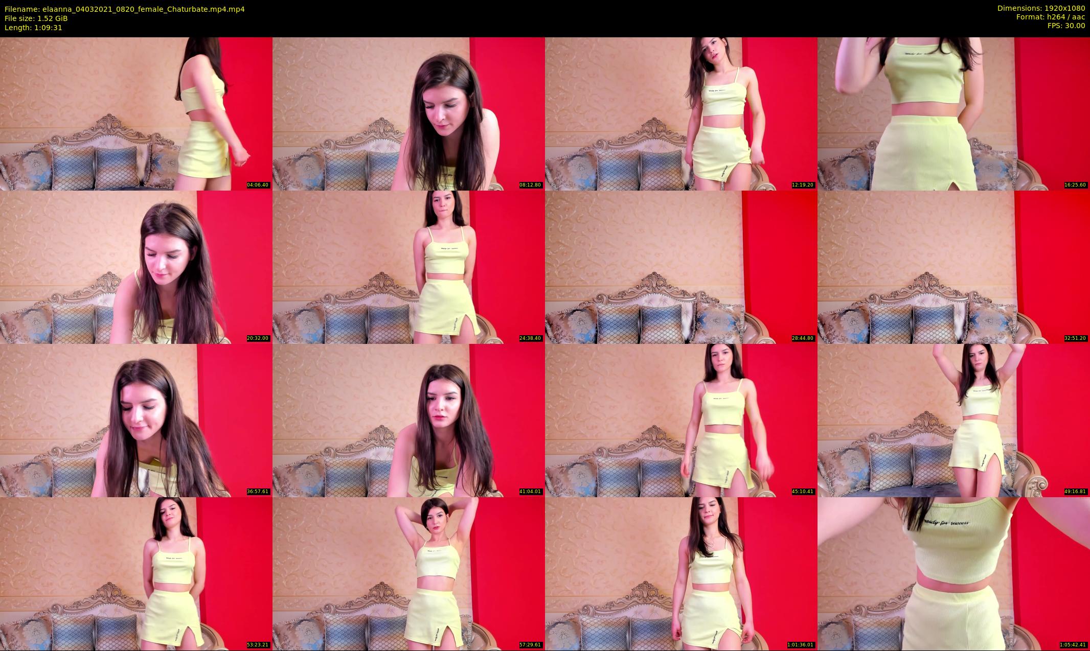 elaanna — 70 minute Chaturbate female cam show recording, 1080p, Mar 4, 2021