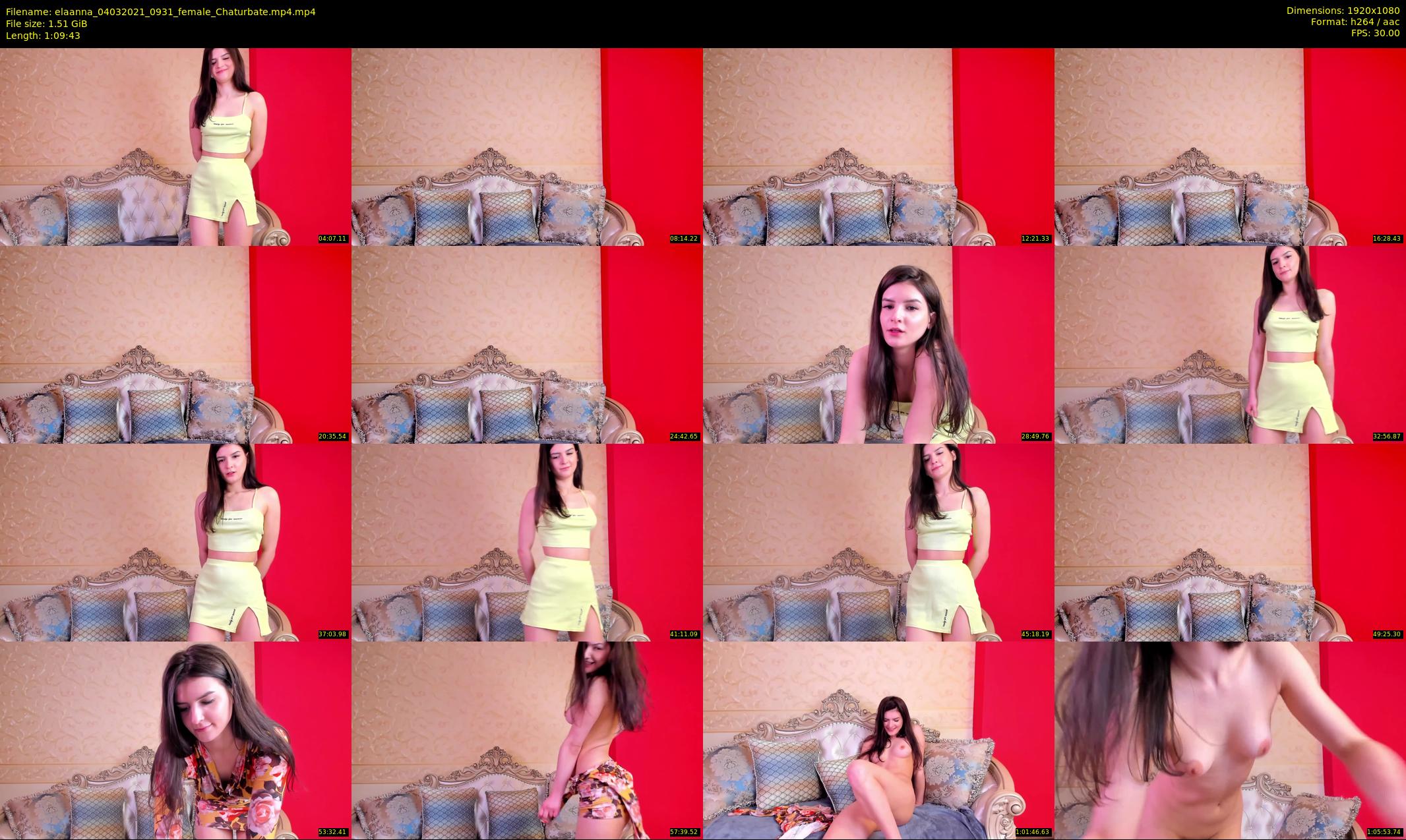 elaanna — 70 minute Chaturbate female cam show recording, 1080p, Mar 4, 2021