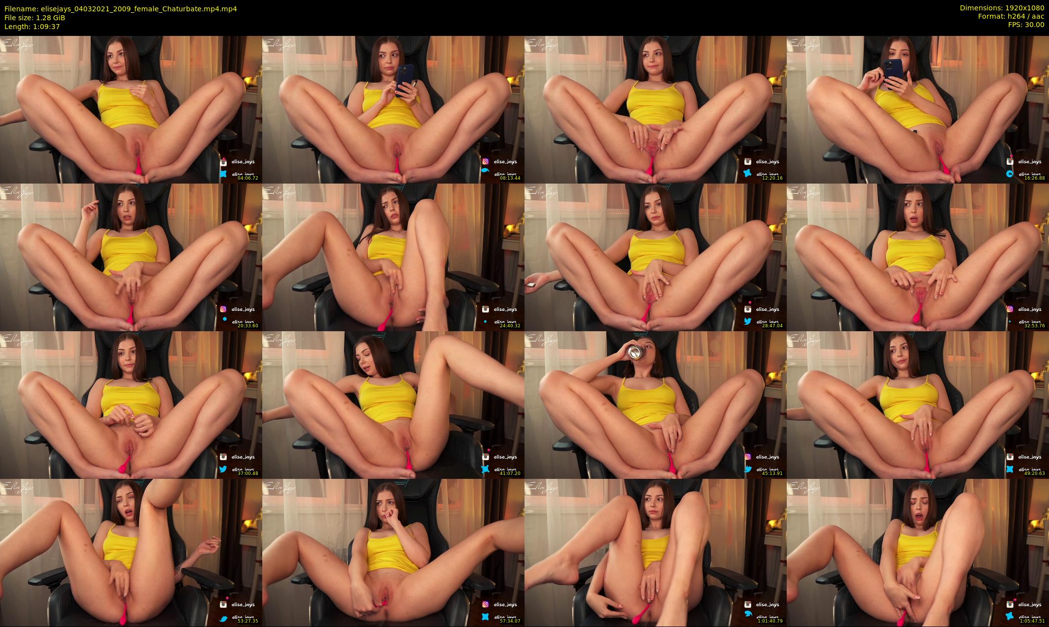 elisejays — 70 minute Chaturbate female cam show recording, 1080p, Mar 4, 2021