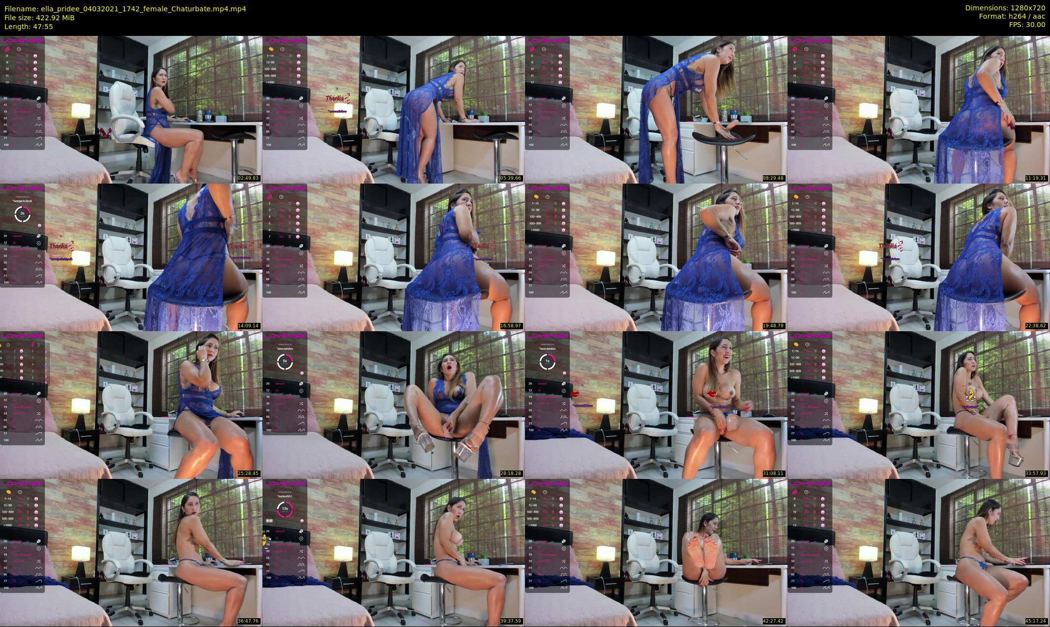 ella_pridee — 48 minute Chaturbate female cam show recording, 720p, Mar 4, 2021