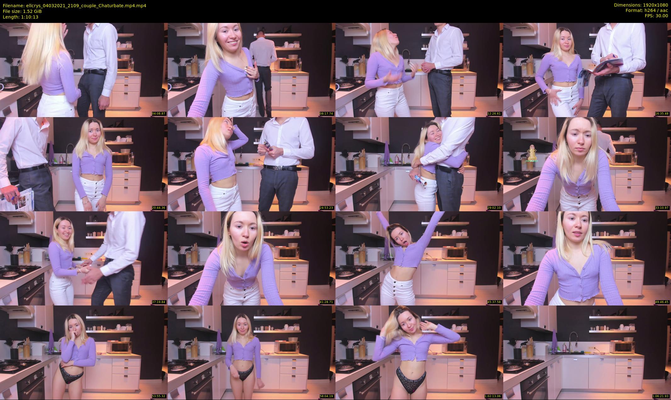 ellcrys — 71 minute Chaturbate couple cam show recording, 1080p, Mar 4, 2021