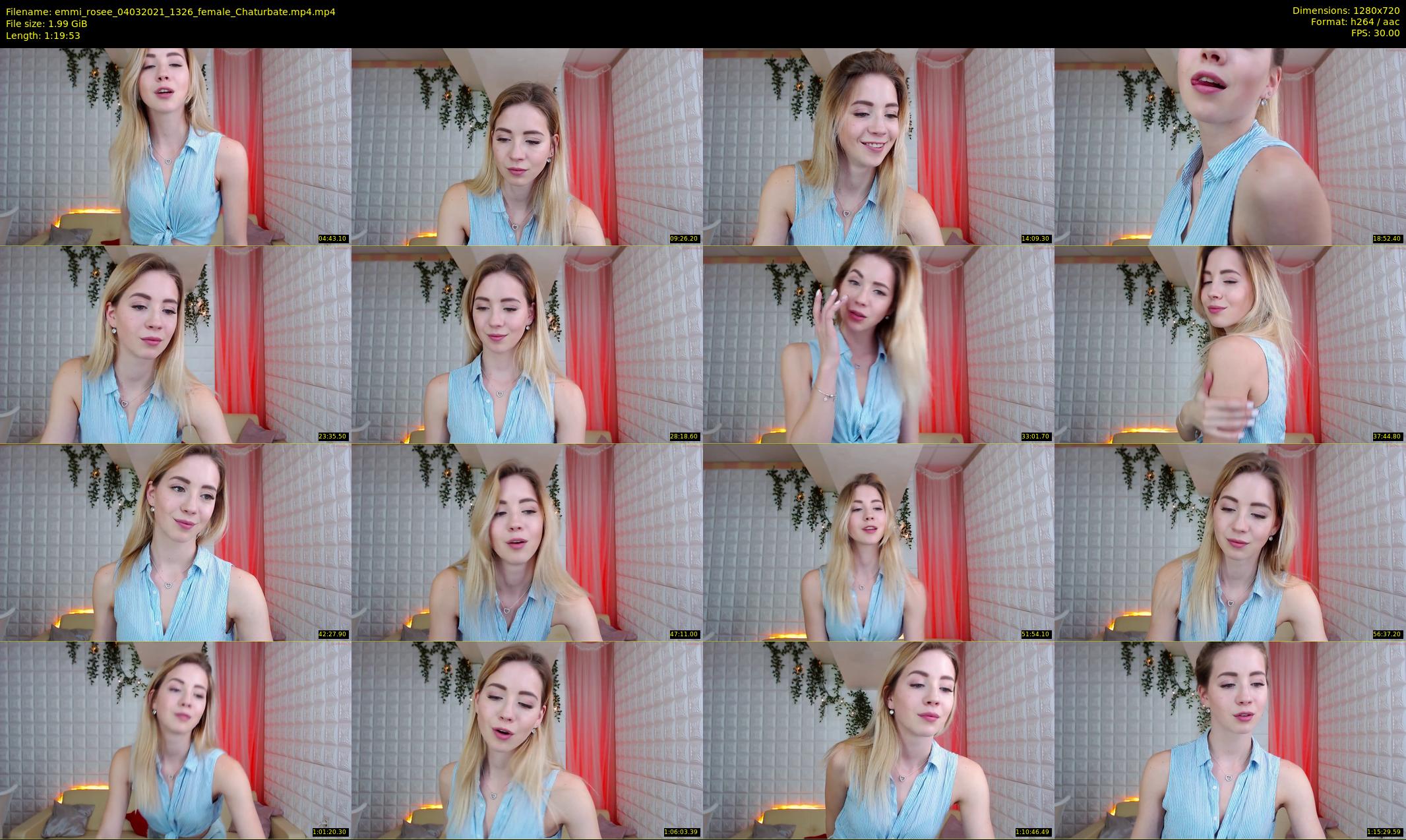 emmi_rosee — 80 minute Chaturbate female cam show recording, 720p, Mar 4, 2021