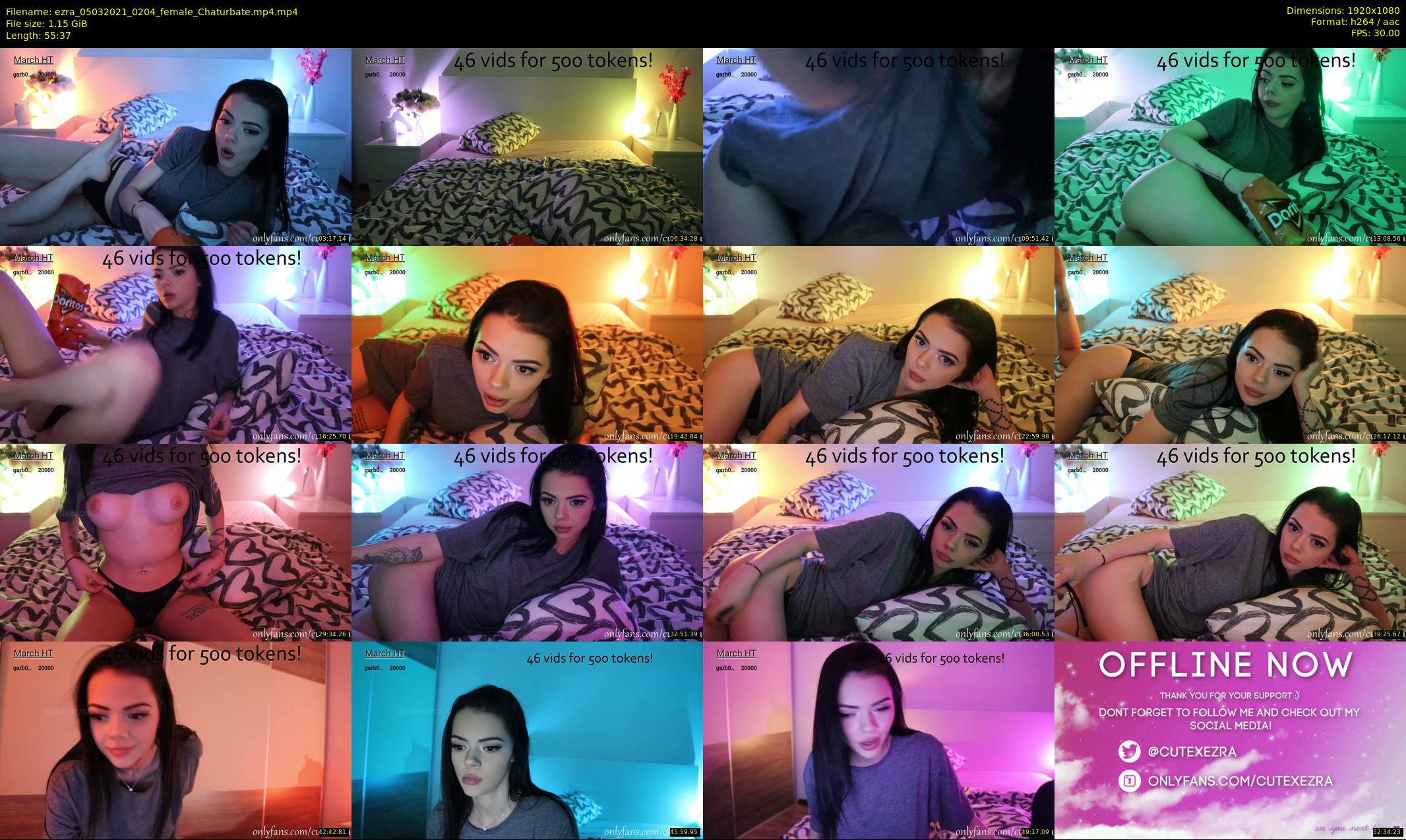 ezra — 56 minute Chaturbate female cam show recording, 1080p, Mar 5, 2021