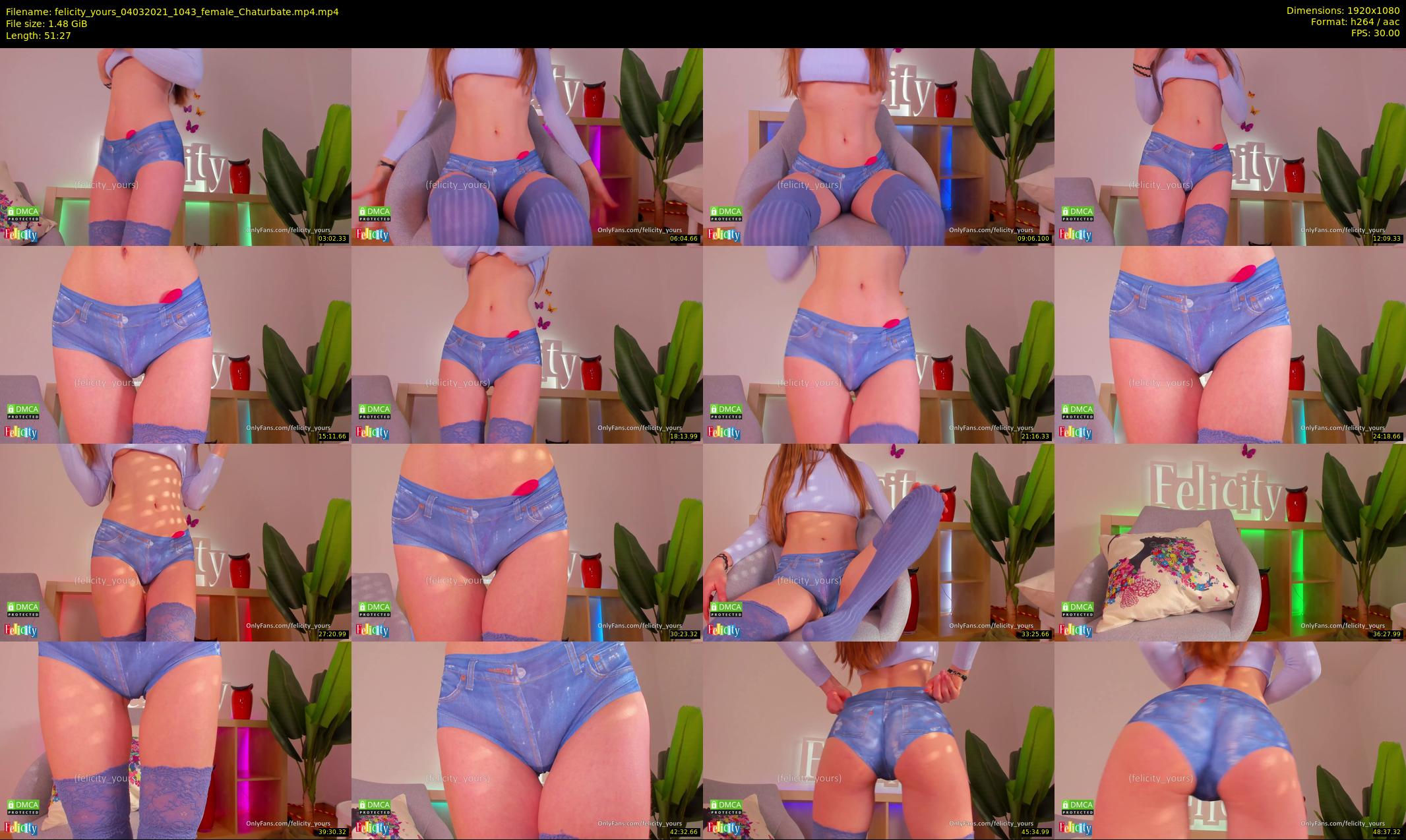 felicity_yours — 52 minute Chaturbate female cam show recording, 1080p, Mar 4, 2021