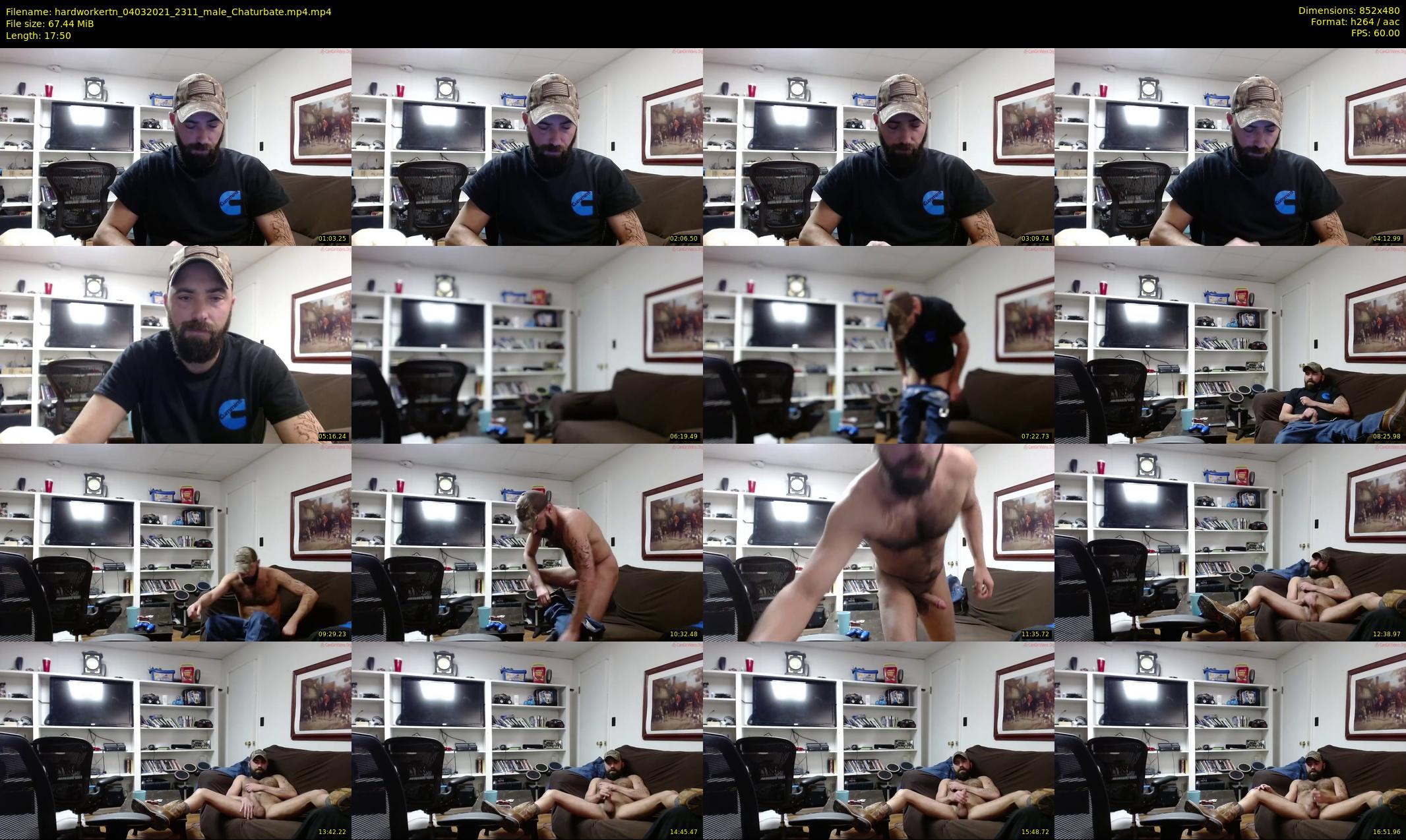 hardworkertn — 18 minute Chaturbate male cam show recording, 480p, Mar 4, 2021
