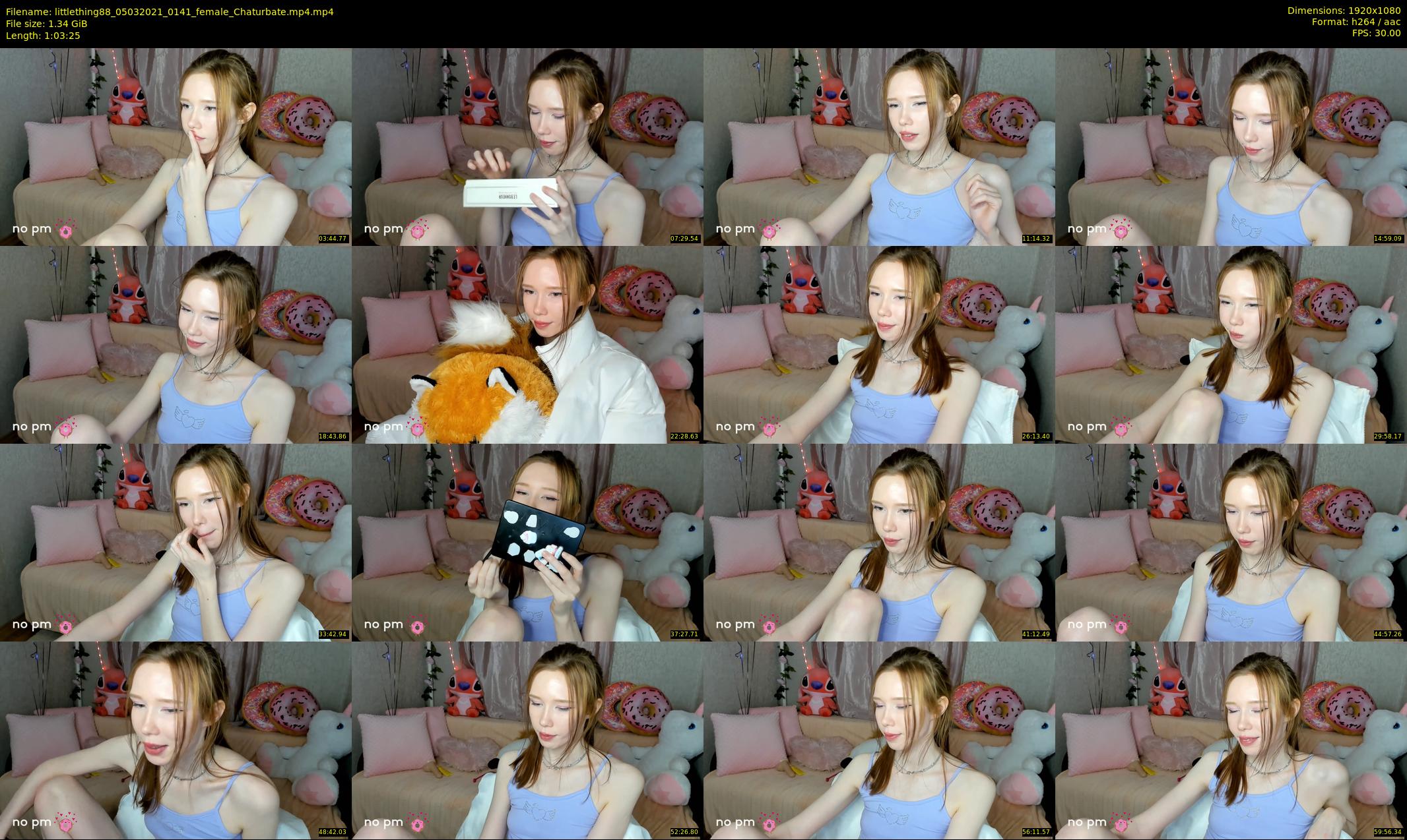 littlething88 — 64 minute Chaturbate female cam show recording, 1080p, Mar 5, 2021