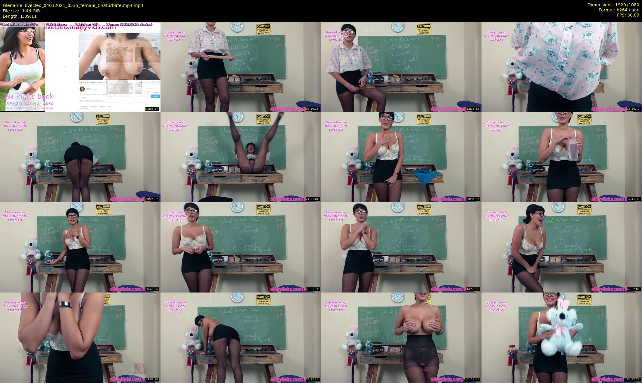 livecleo — 70 minute Chaturbate female cam show recording, 1080p, Mar 4, 2021
