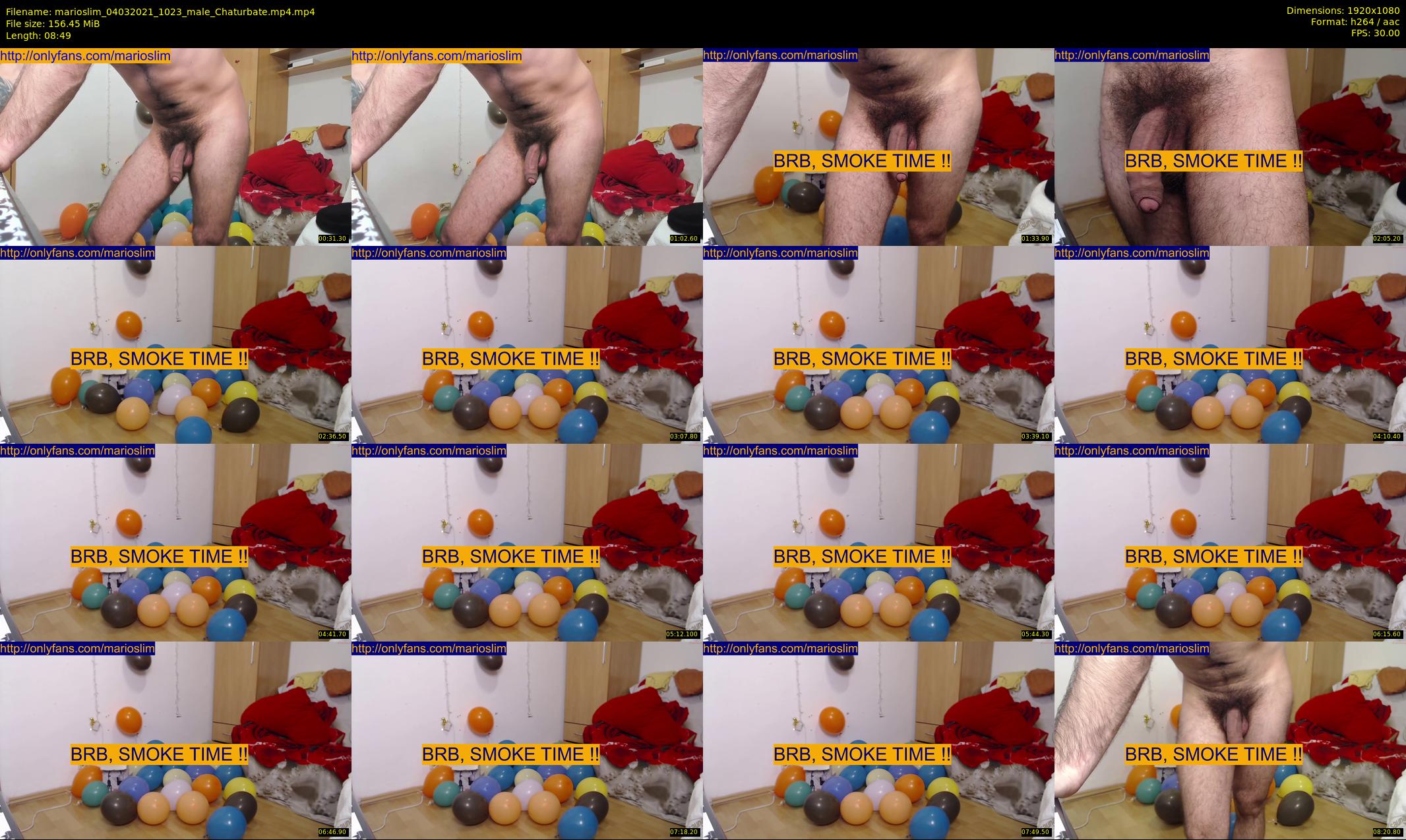 marioslim — 9 minute Chaturbate male cam show recording, 1080p, Mar 4, 2021