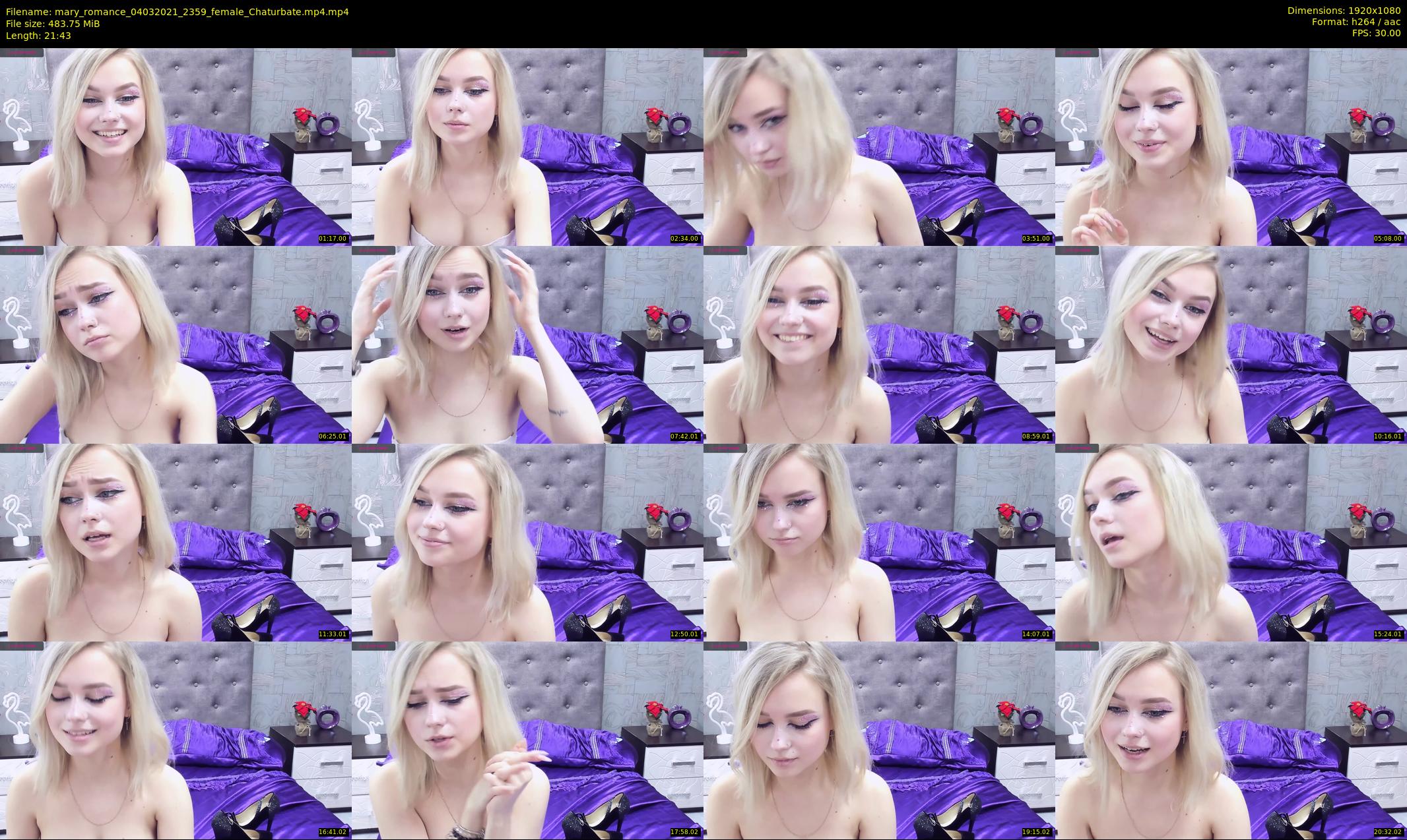 mary_romance — 22 minute Chaturbate female cam show recording, 1080p, Mar 4, 2021