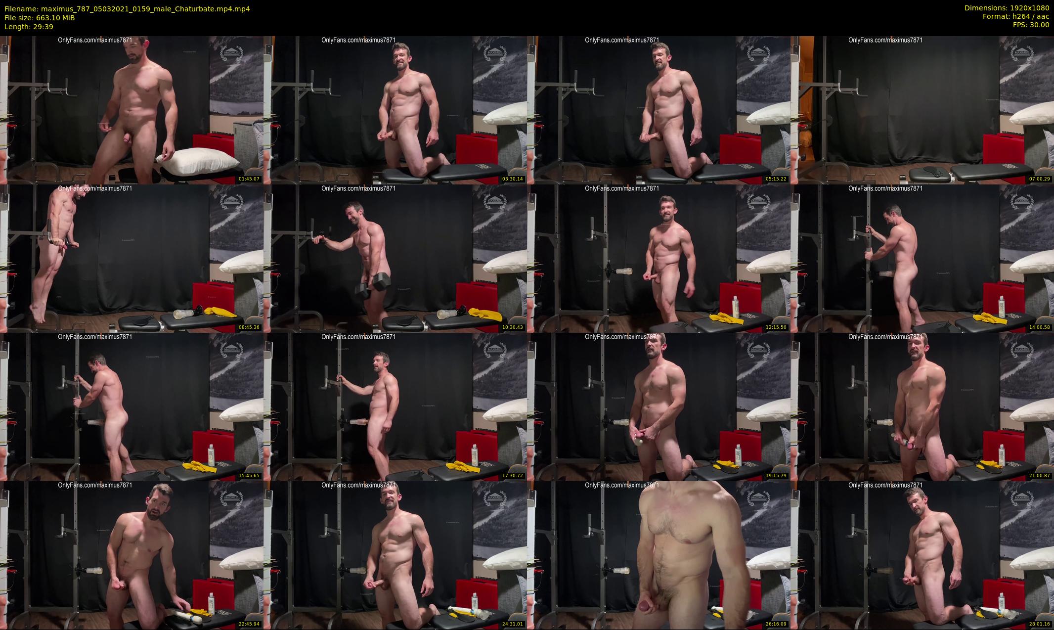 maximus_787 — 30 minute Chaturbate male cam show recording, 1080p, Mar 5, 2021