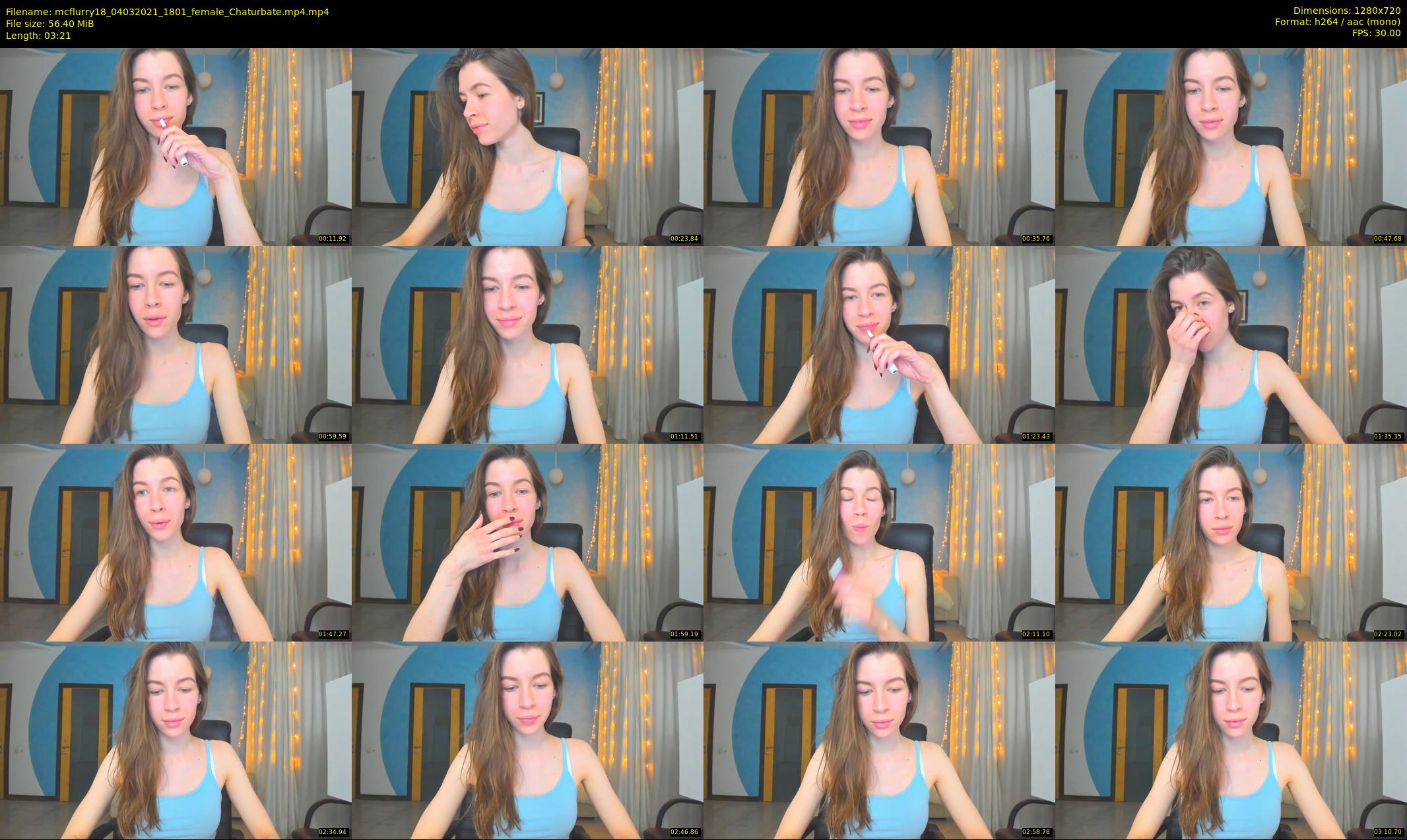 mcflurry18 — 4 minute Chaturbate female cam show recording, 720p, Mar 4, 2021