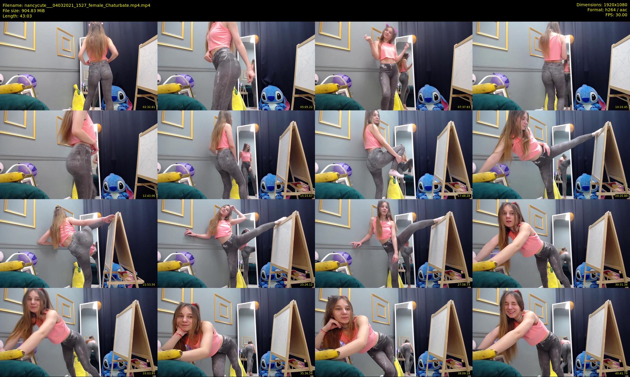nancycute__ — 44 minute Chaturbate female cam show recording, 1080p, Mar 4, 2021