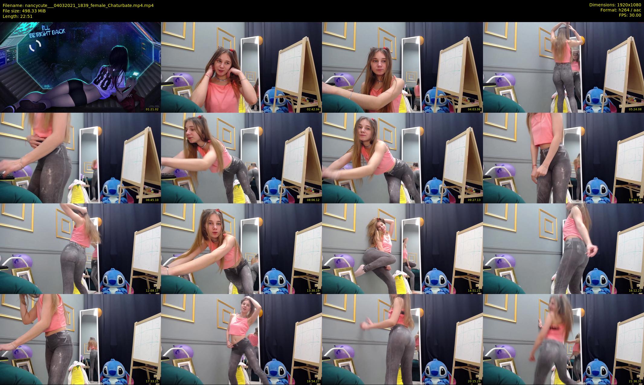 nancycute__ — 23 minute Chaturbate female cam show recording, 1080p, Mar 4, 2021