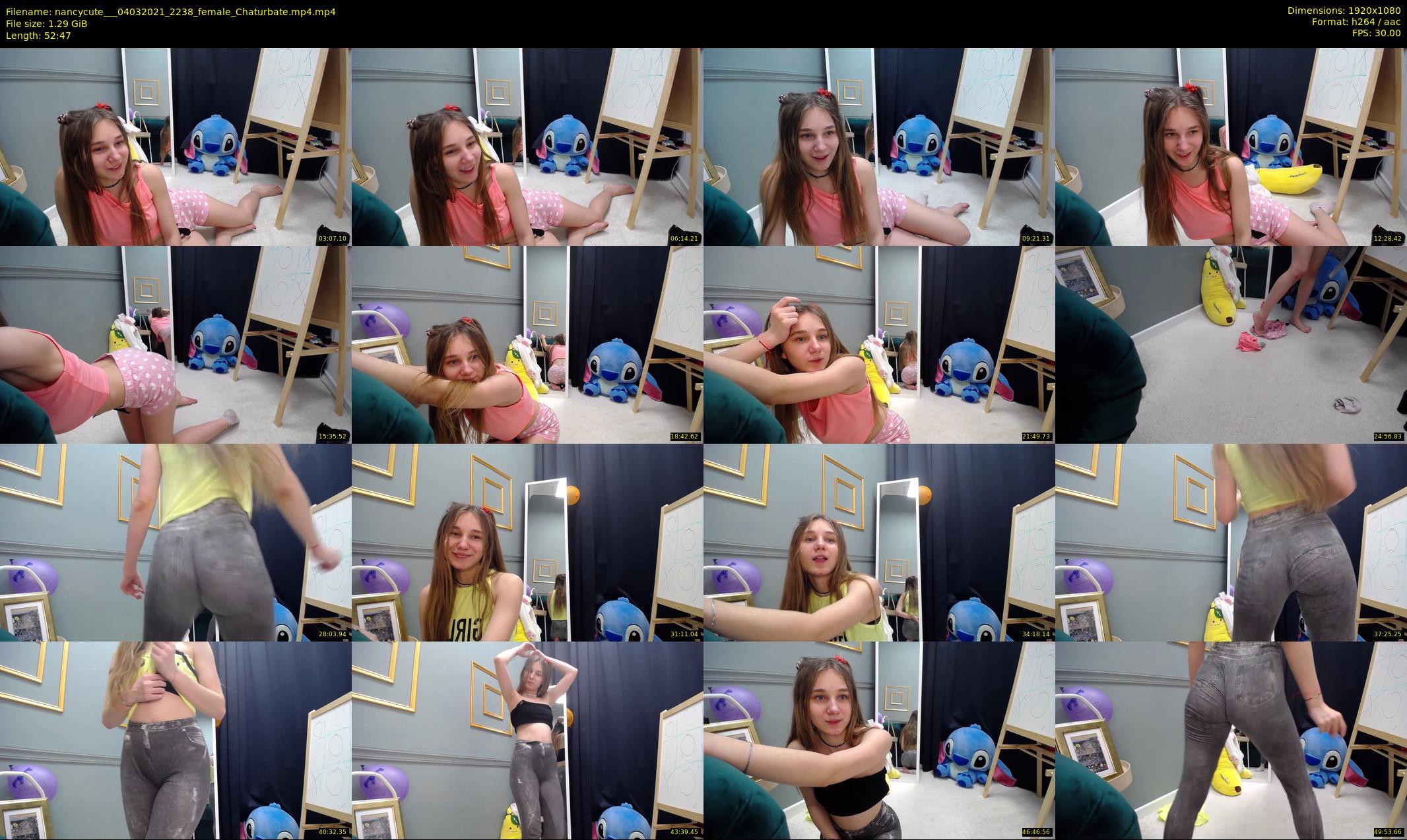 nancycute__ — 53 minute Chaturbate female cam show recording, 1080p, Mar 4, 2021