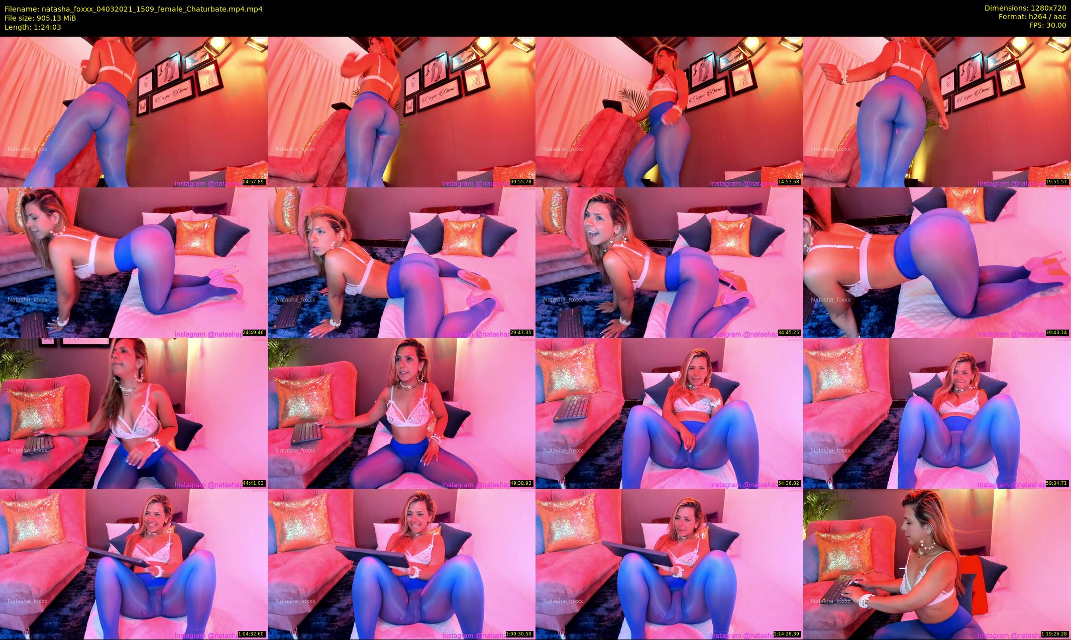 natasha_foxxx — 85 minute Chaturbate female cam show recording, 720p, Mar 4, 2021