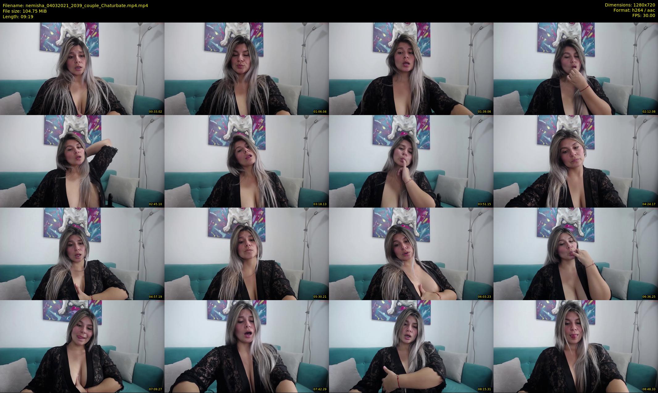 nemisha — 10 minute Chaturbate female cam show recording, 720p, Mar 4, 2021