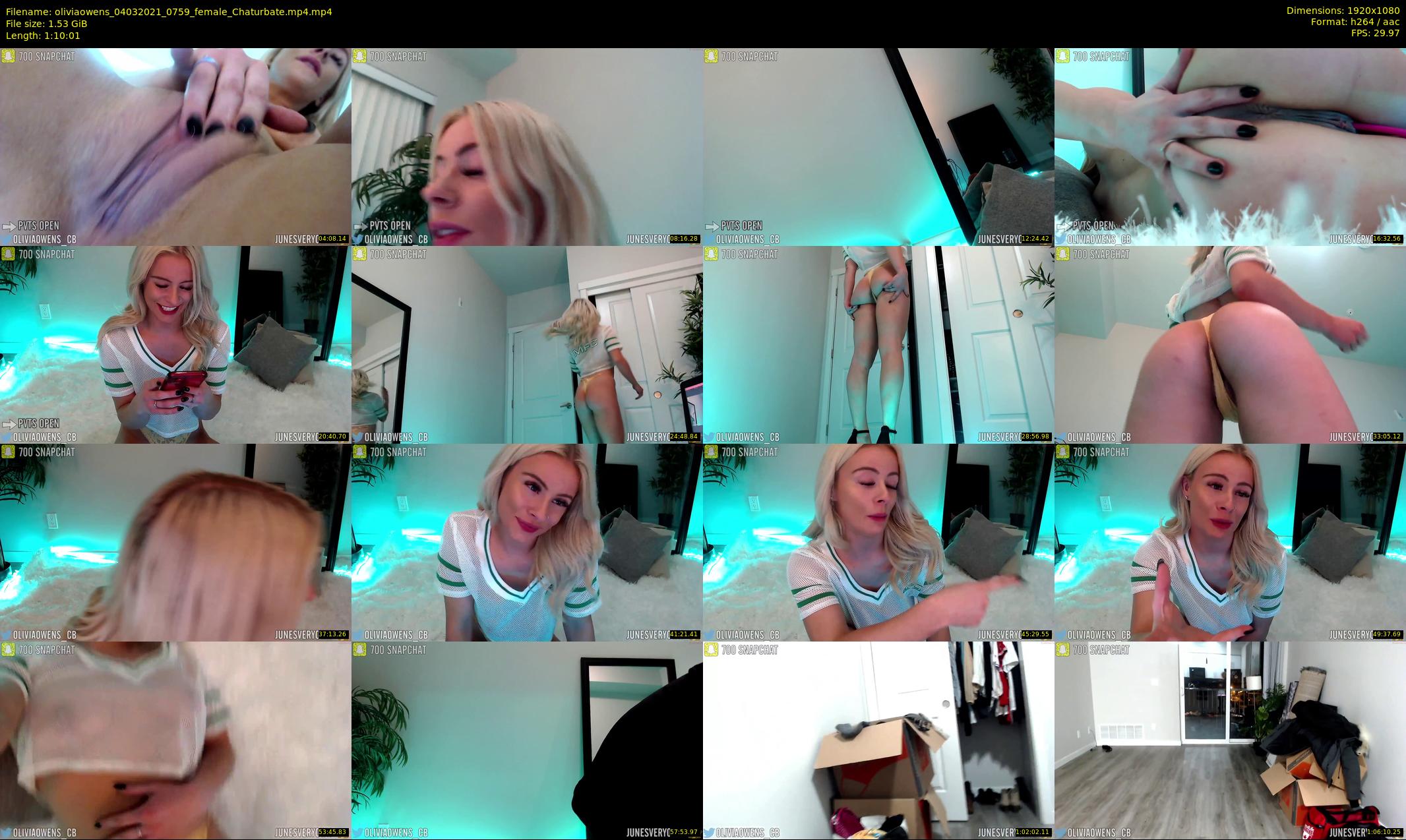 oliviaowens — 71 minute Chaturbate female cam show recording, 1080p, Mar 4, 2021