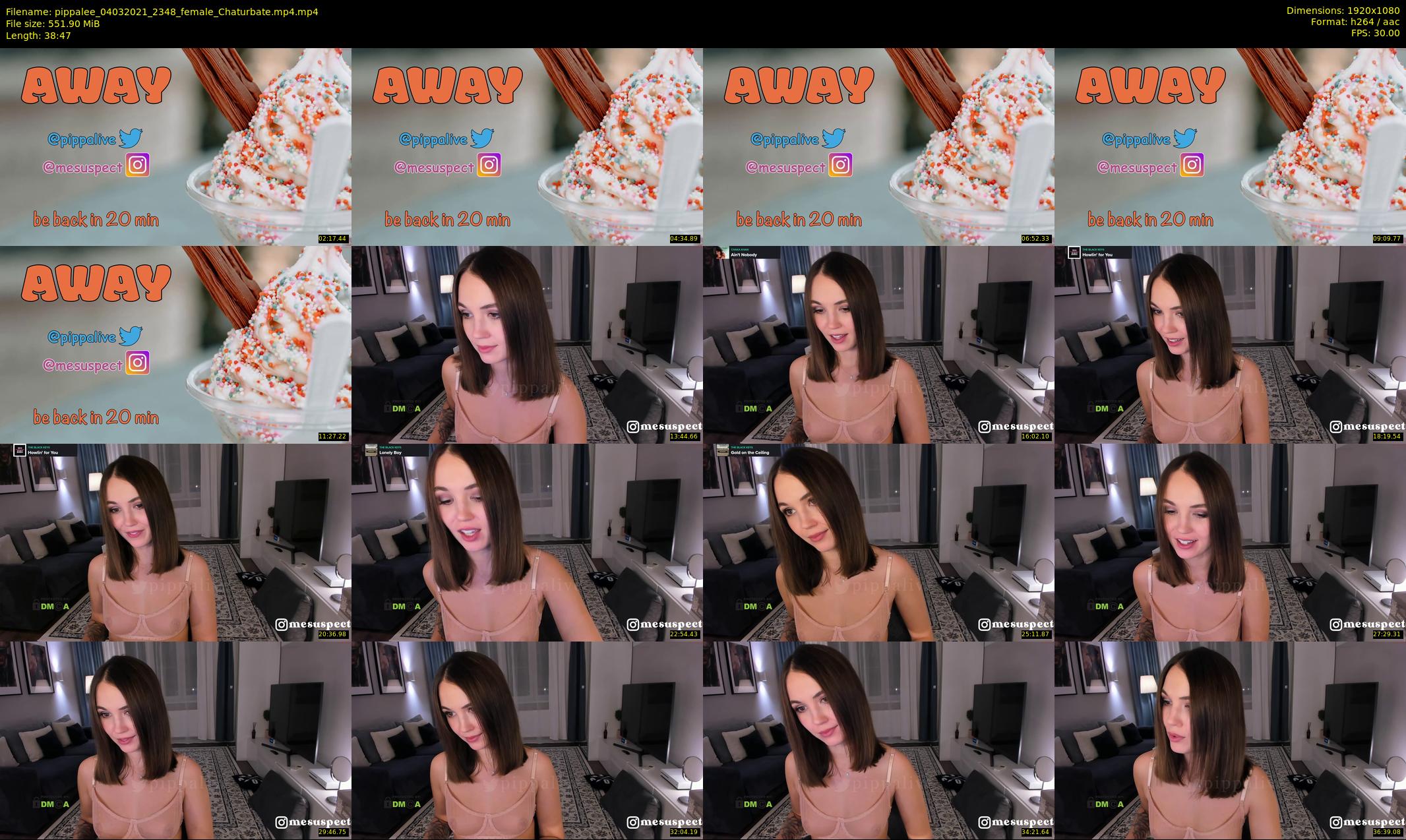 pippalee — 39 minute Chaturbate female cam show recording, 1080p, Mar 4, 2021