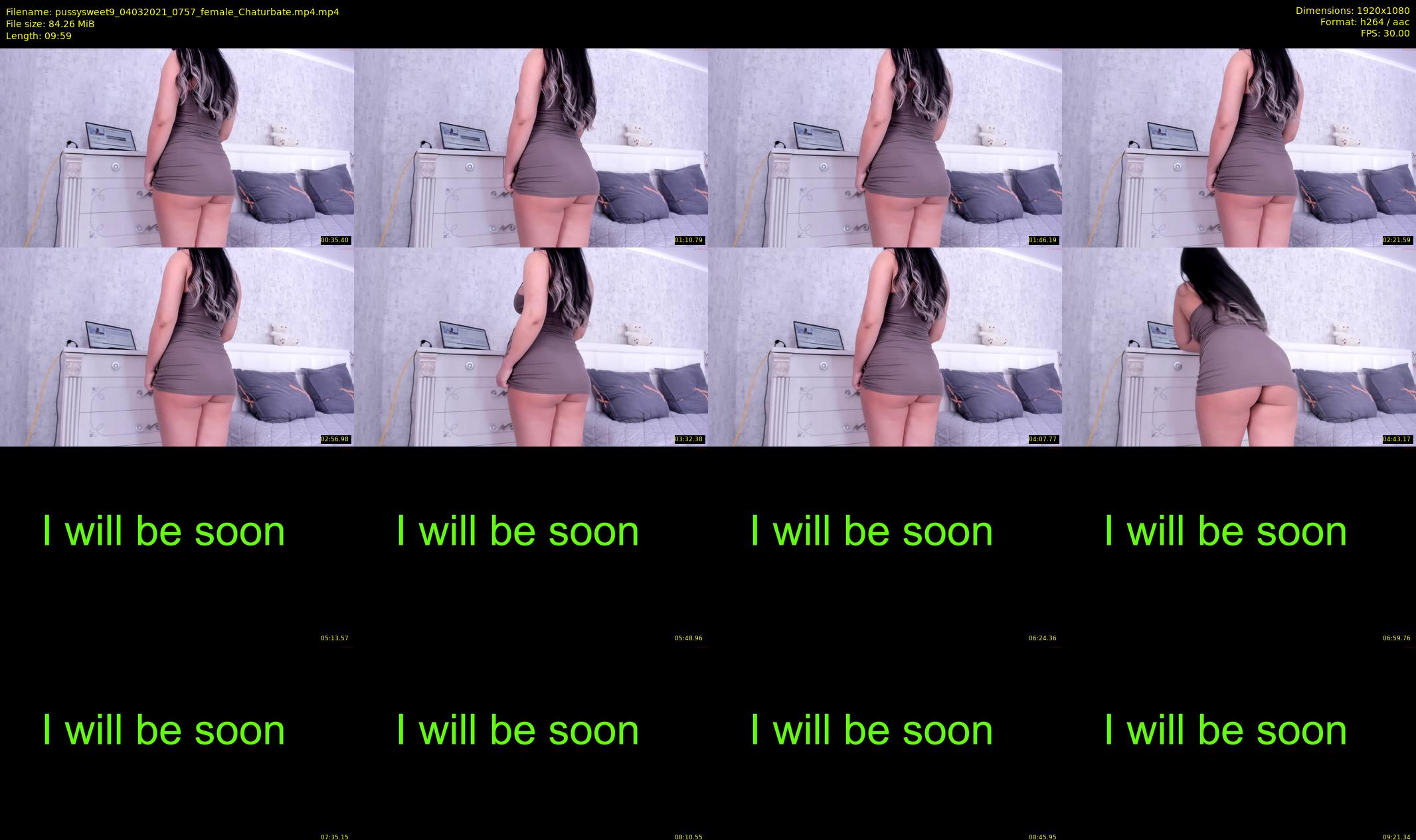 pussysweet9 — 10 minute Chaturbate female cam show recording, 1080p, Mar 4, 2021