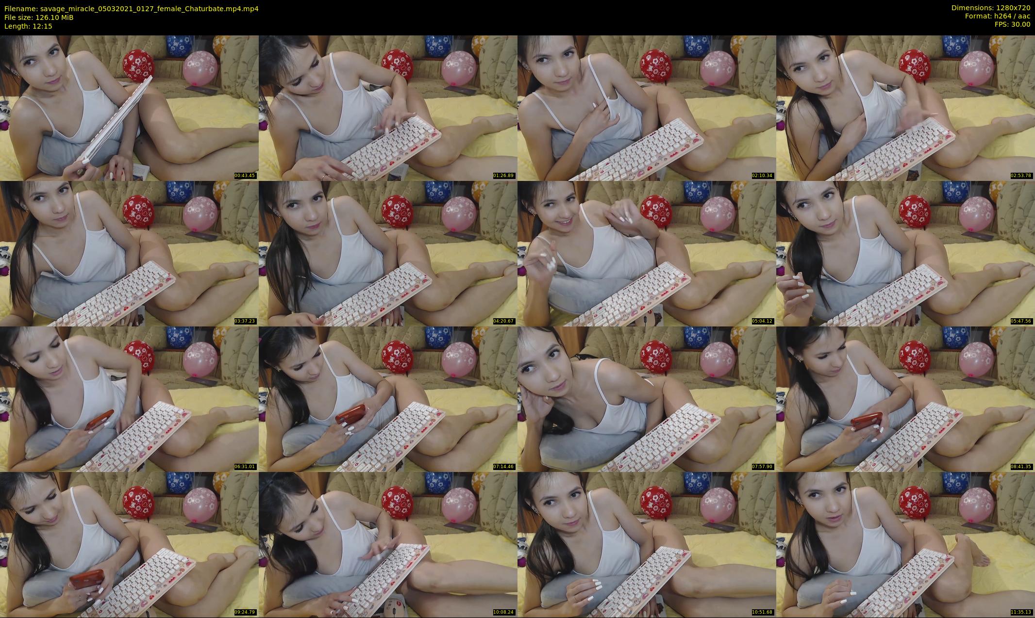 savage_miracle — 13 minute Chaturbate female cam show recording, 720p, Mar 5, 2021