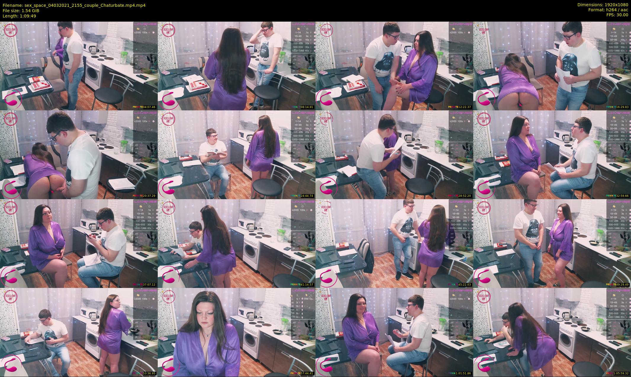 sex_space — 70 minute Chaturbate couple cam show recording, 1080p, Mar 4, 2021