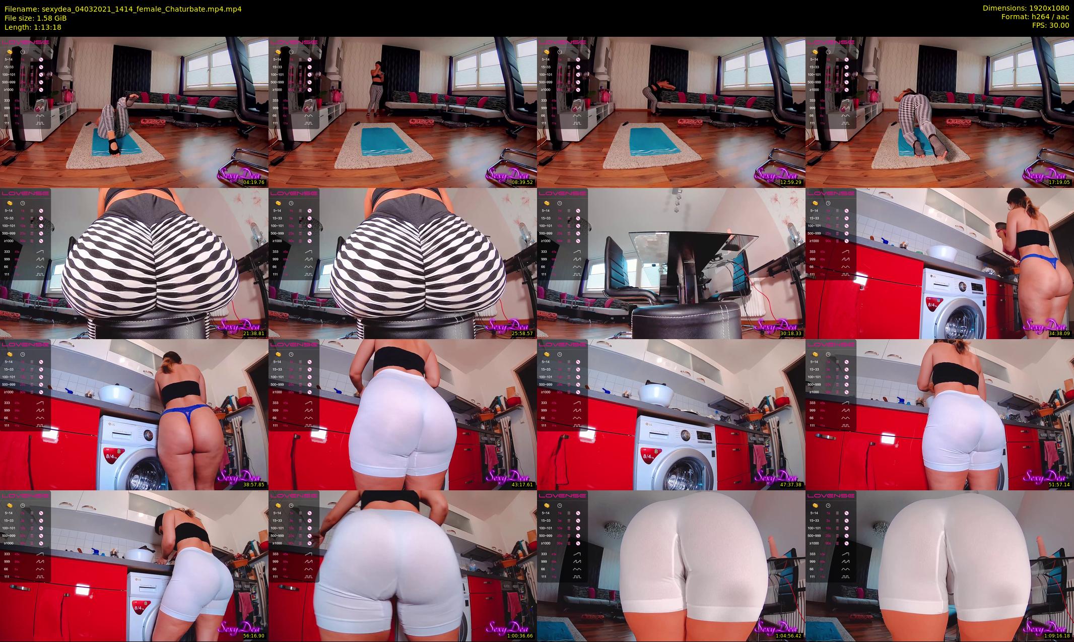 sexydea — 74 minute Chaturbate female cam show recording, 1080p, Mar 4, 2021