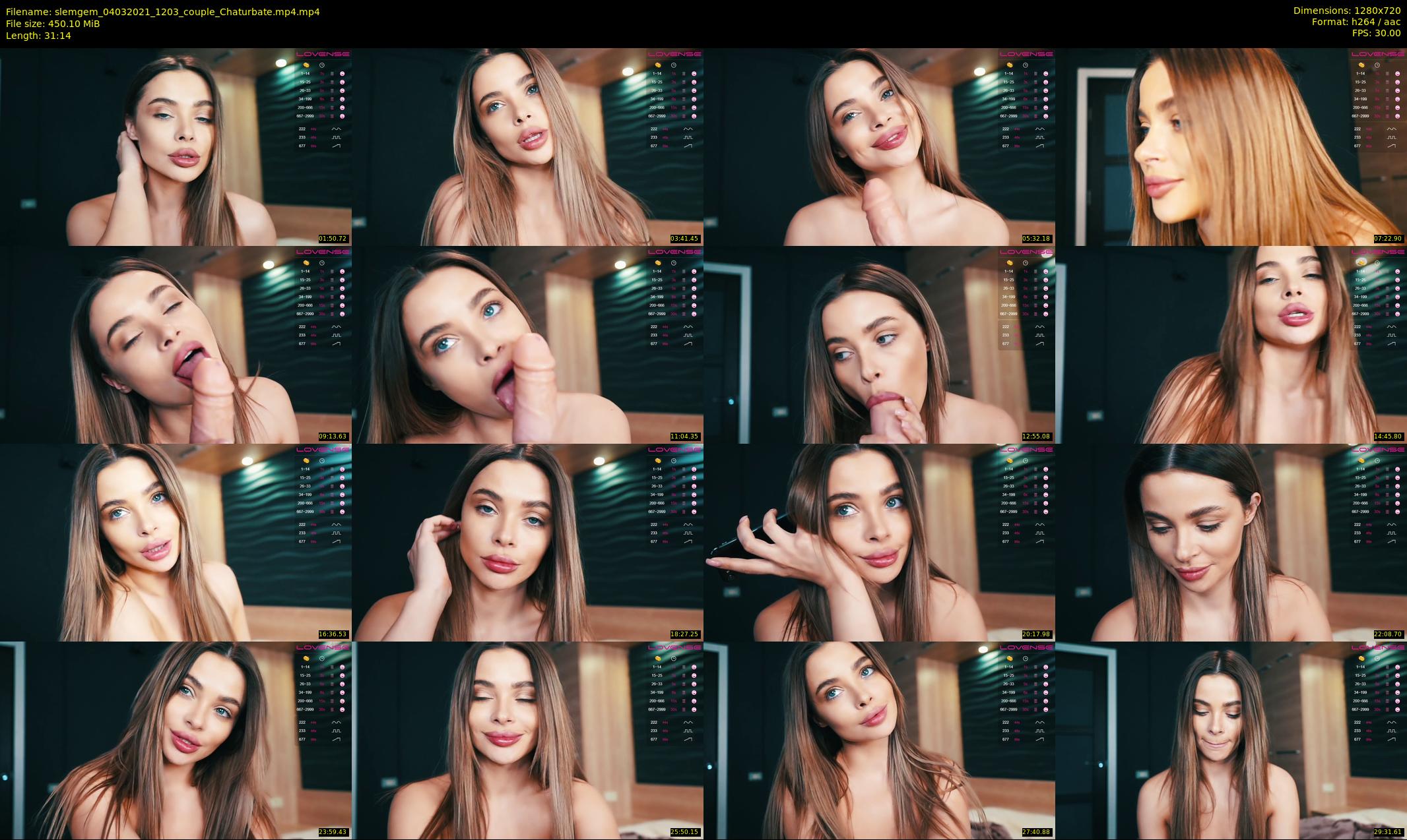 slemgem — 32 minute Chaturbate couple cam show recording, 720p, Mar 4, 2021