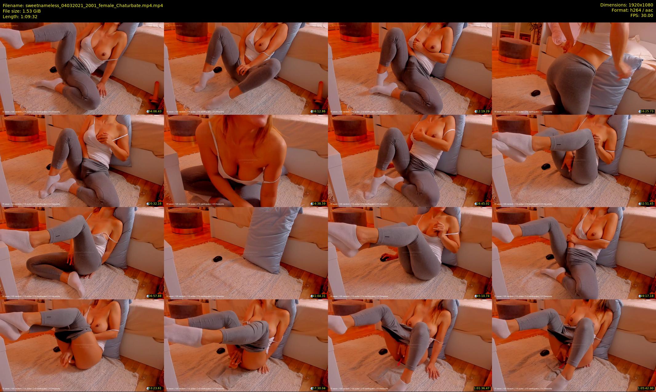 sweetnameless — 70 minute Chaturbate couple cam show recording, 1080p, Mar 4, 2021