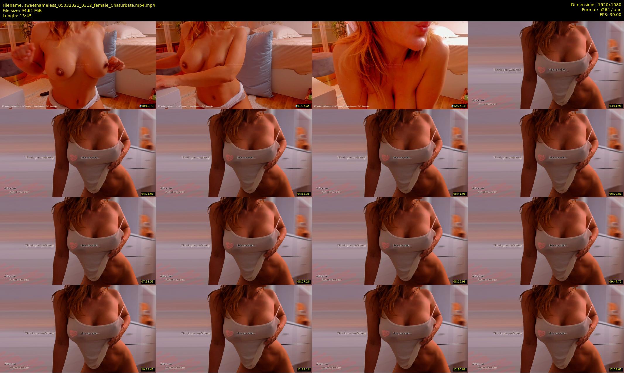 sweetnameless — 14 minute Chaturbate couple cam show recording, 1080p, Mar 5, 2021