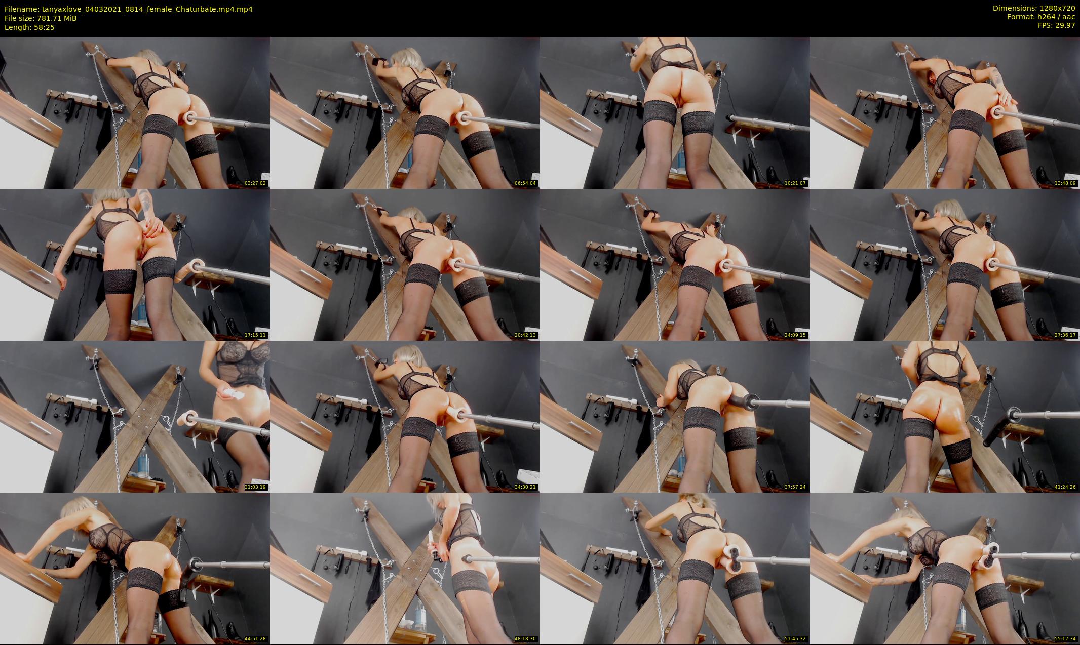 tanyaxlove — 59 minute Chaturbate female cam show recording, 720p, Mar 4, 2021