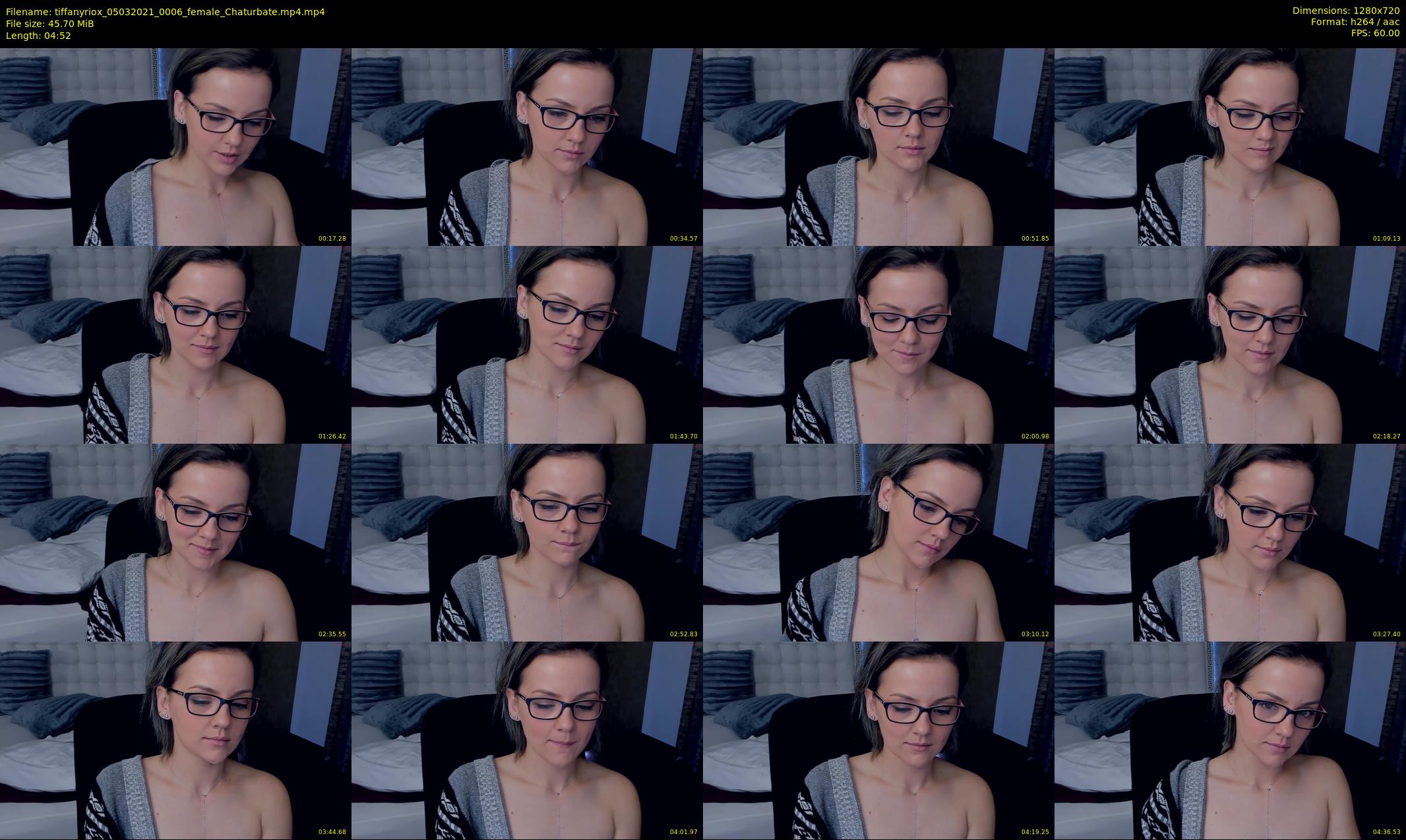 tiffanyriox — 5 minute Chaturbate female cam show recording, 720p, Mar 5, 2021