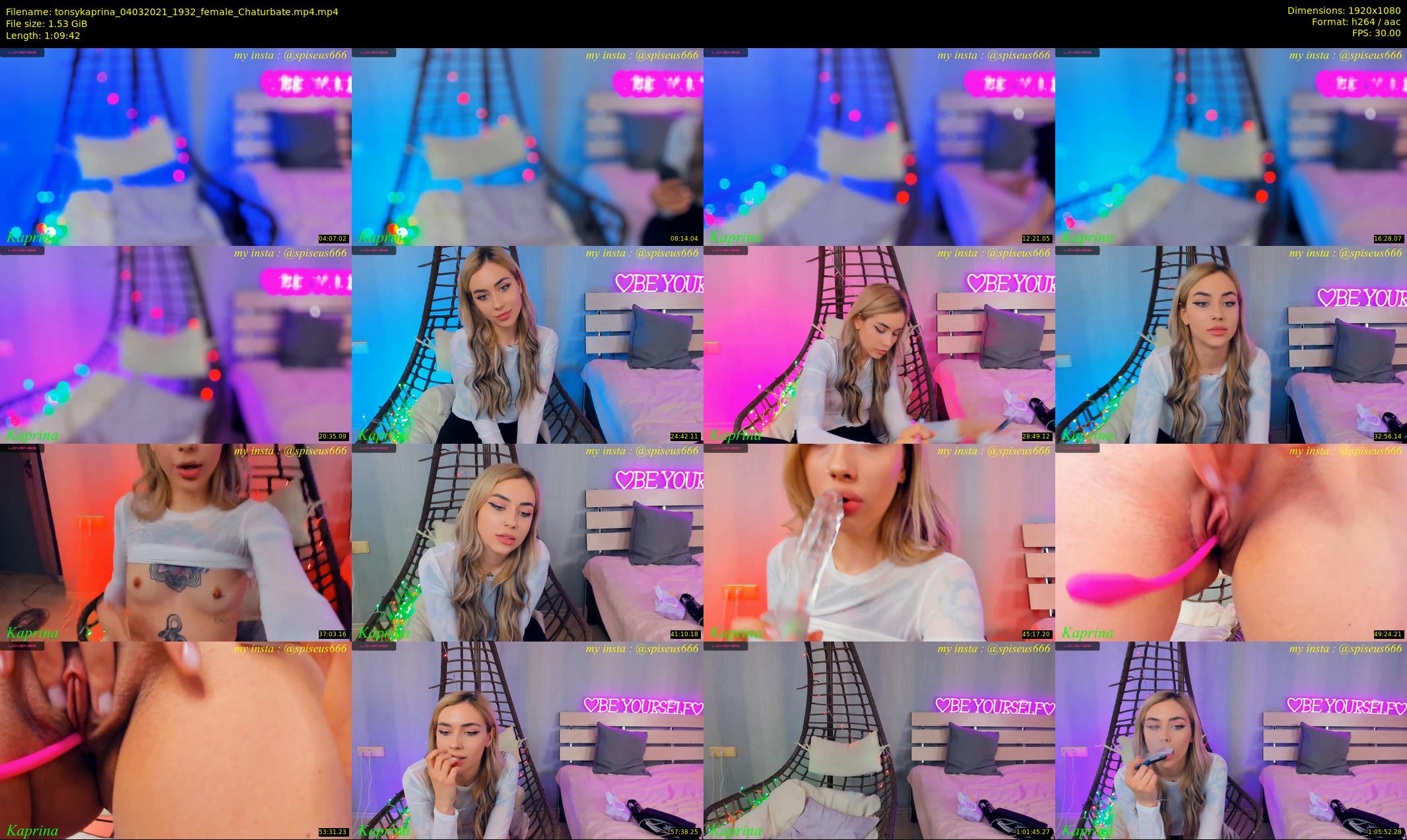 tonsykaprina — 70 minute Chaturbate couple cam show recording, 1080p, Mar 4, 2021