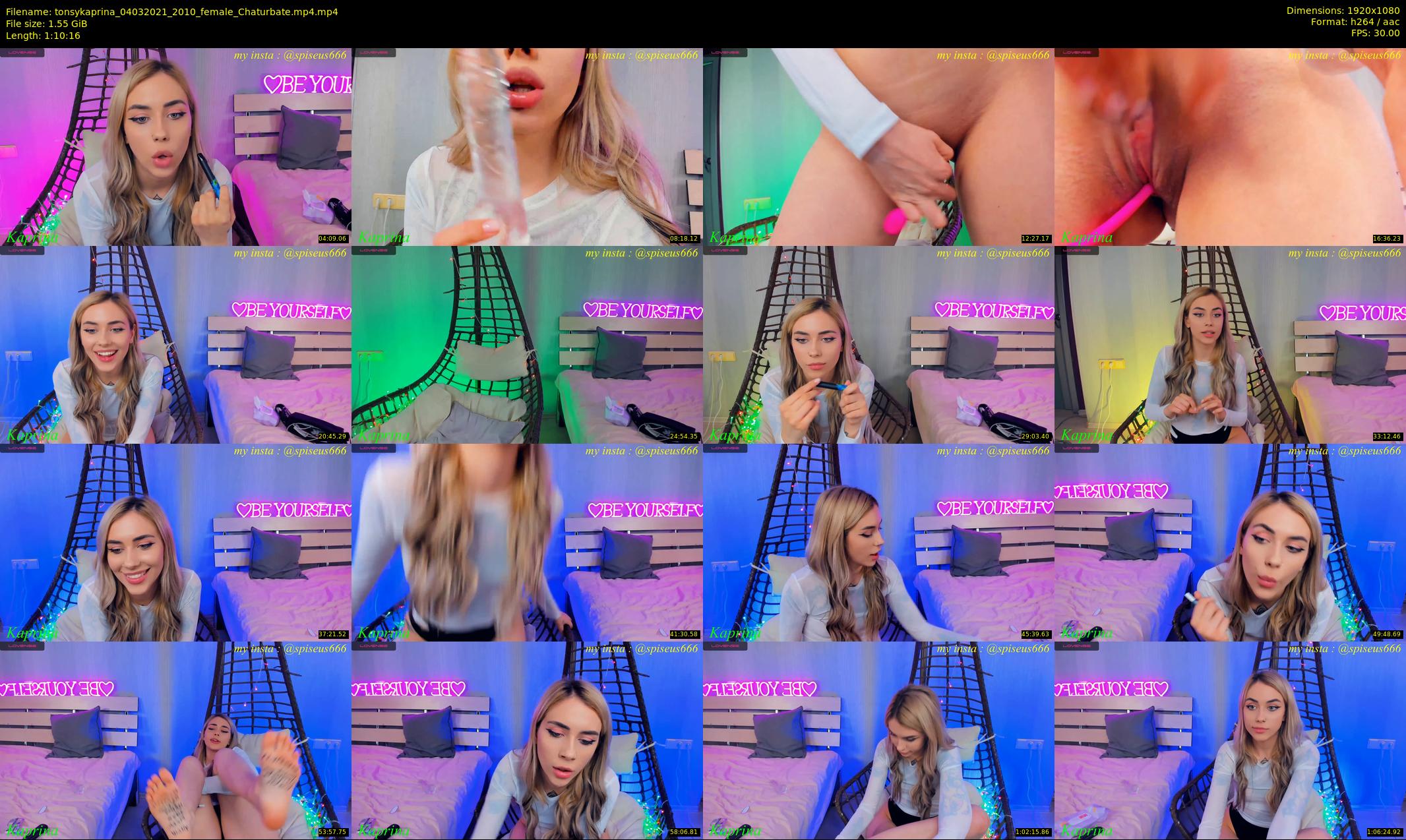 tonsykaprina — 71 minute Chaturbate couple cam show recording, 1080p, Mar 4, 2021