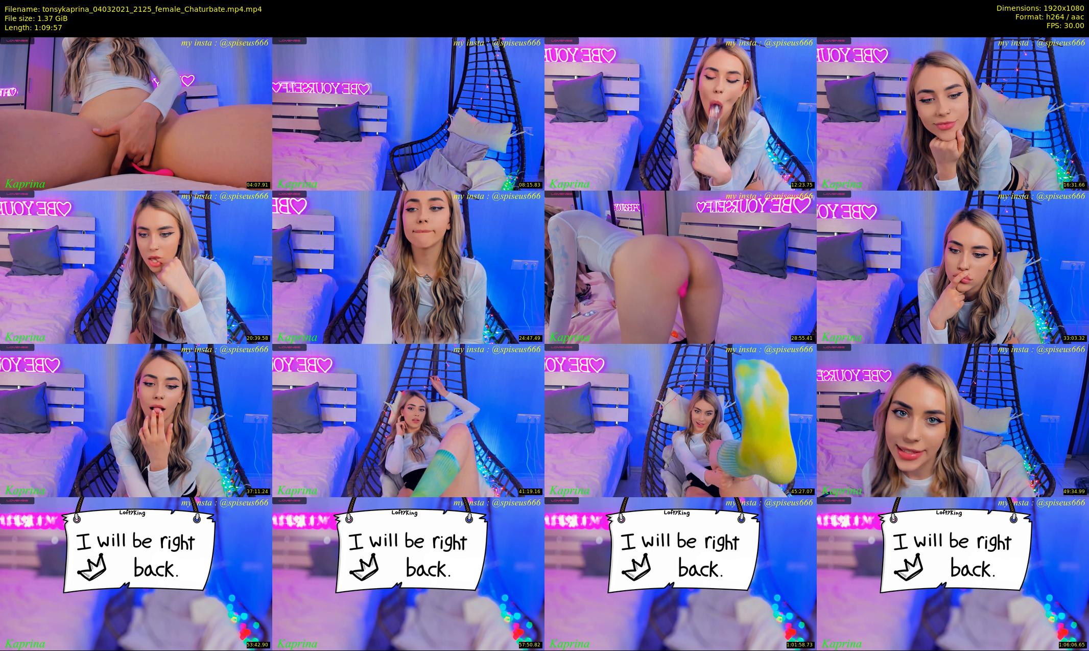 tonsykaprina — 70 minute Chaturbate couple cam show recording, 1080p, Mar 4, 2021