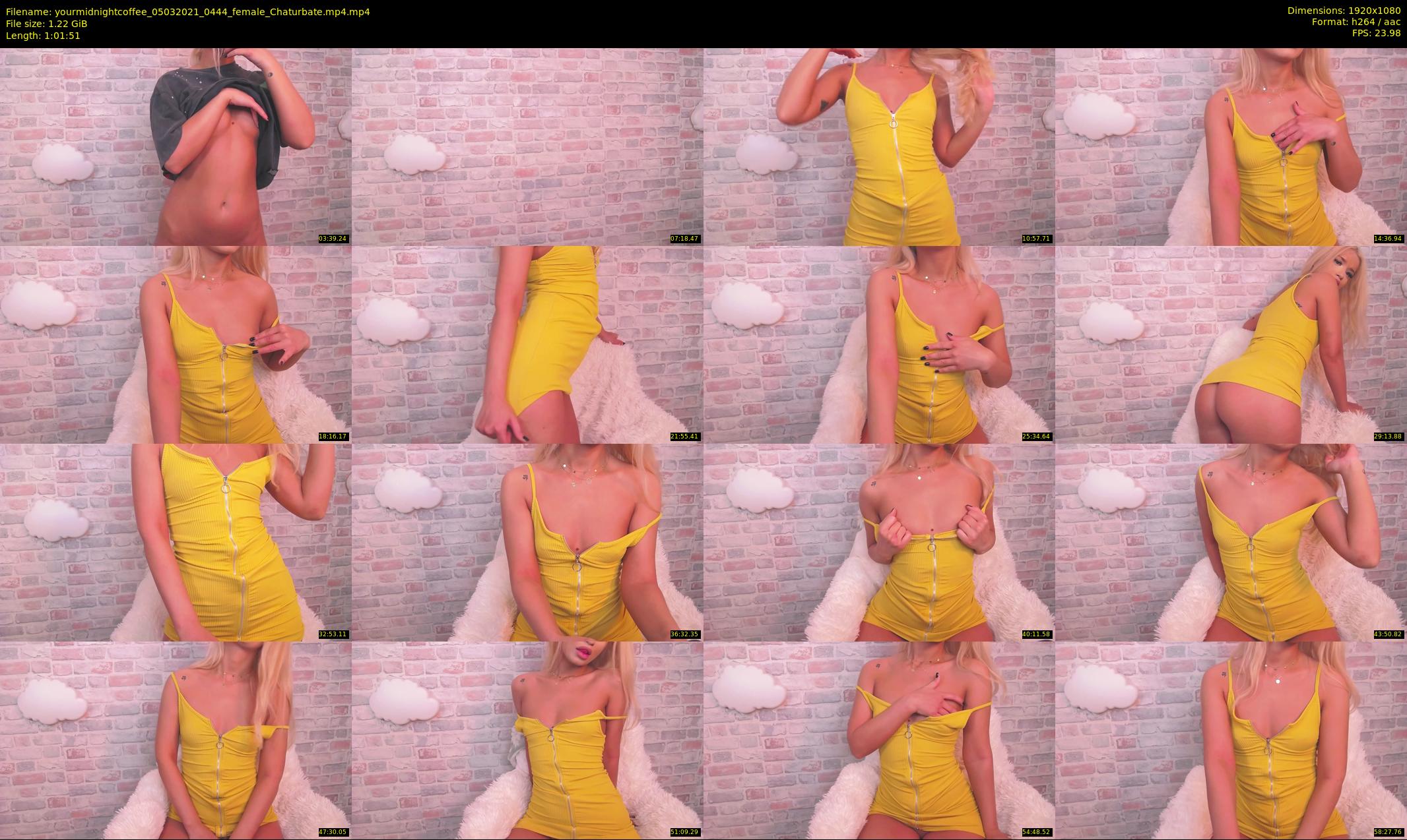 yourmidnightcoffee — 62 minute Chaturbate female cam show recording, 1080p, Mar 5, 2021