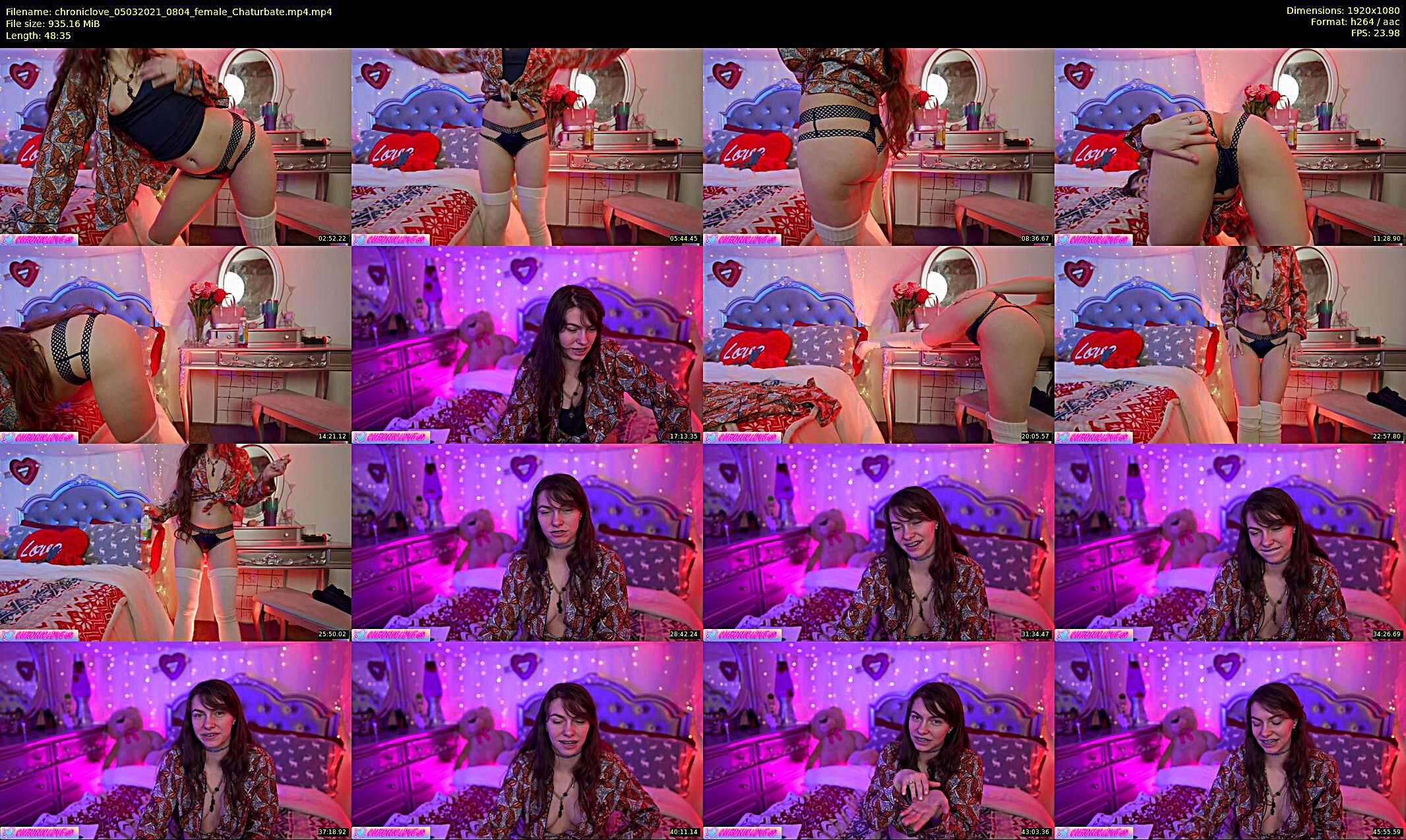 chroniclove — 49 minute Chaturbate female cam show recording, 1080p, Mar 5, 2021