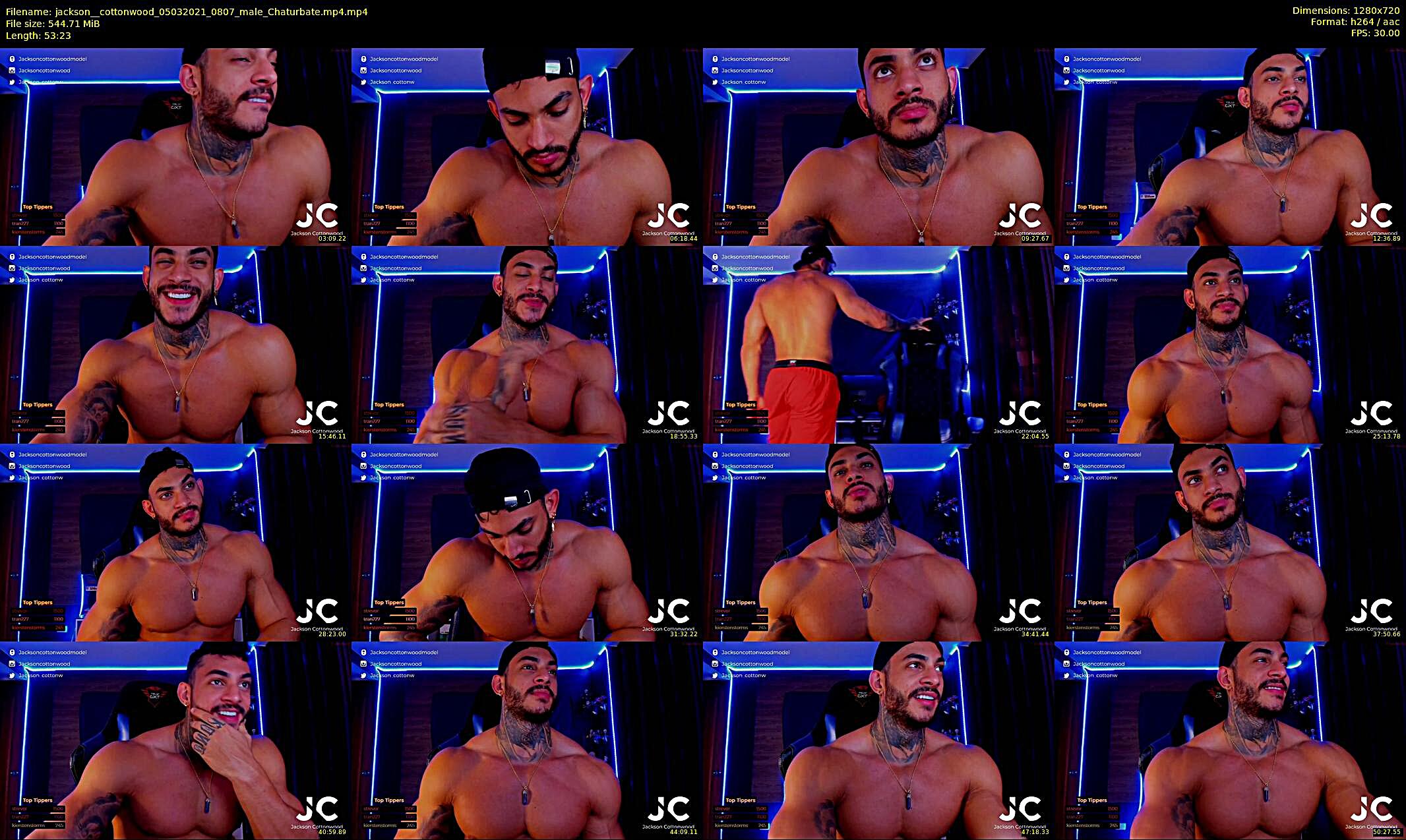 jackson__cottonwood — 54 minute Chaturbate male cam show recording, 720p, Mar 5, 2021
