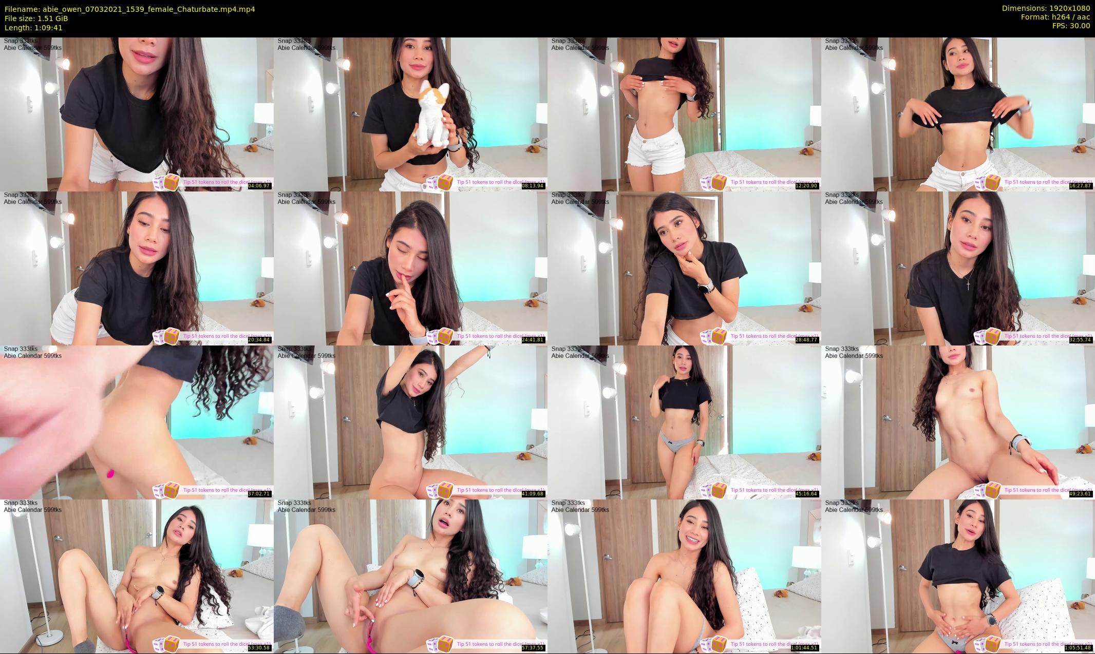 abie_owen — 70 minute Chaturbate female cam show recording, 1080p, Mar 7, 2021