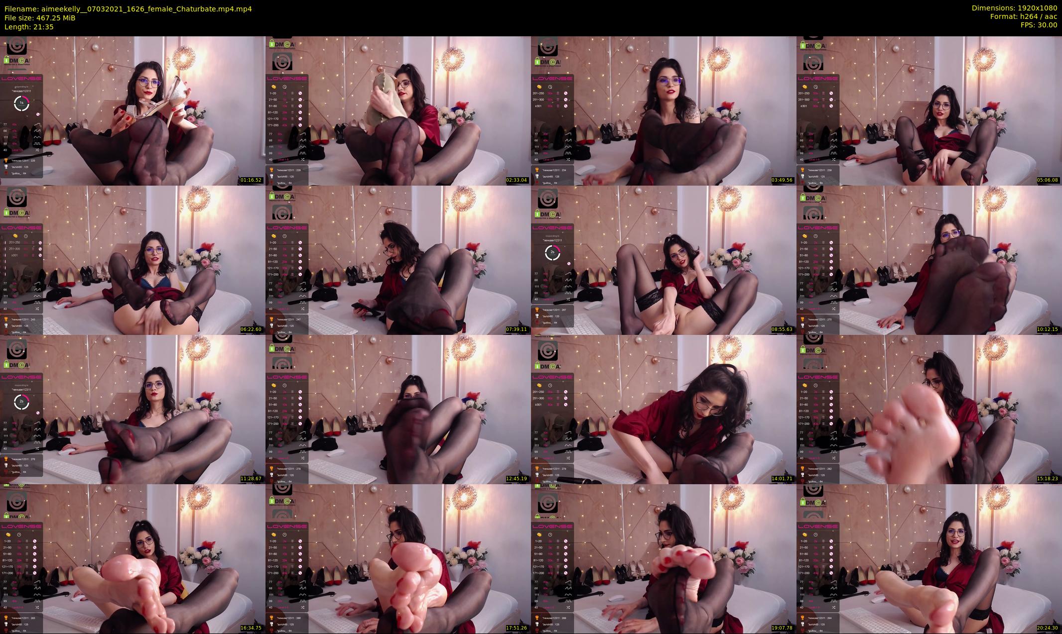 aimeekelly_ — 22 minute Chaturbate female cam show recording, 1080p, Mar 7, 2021