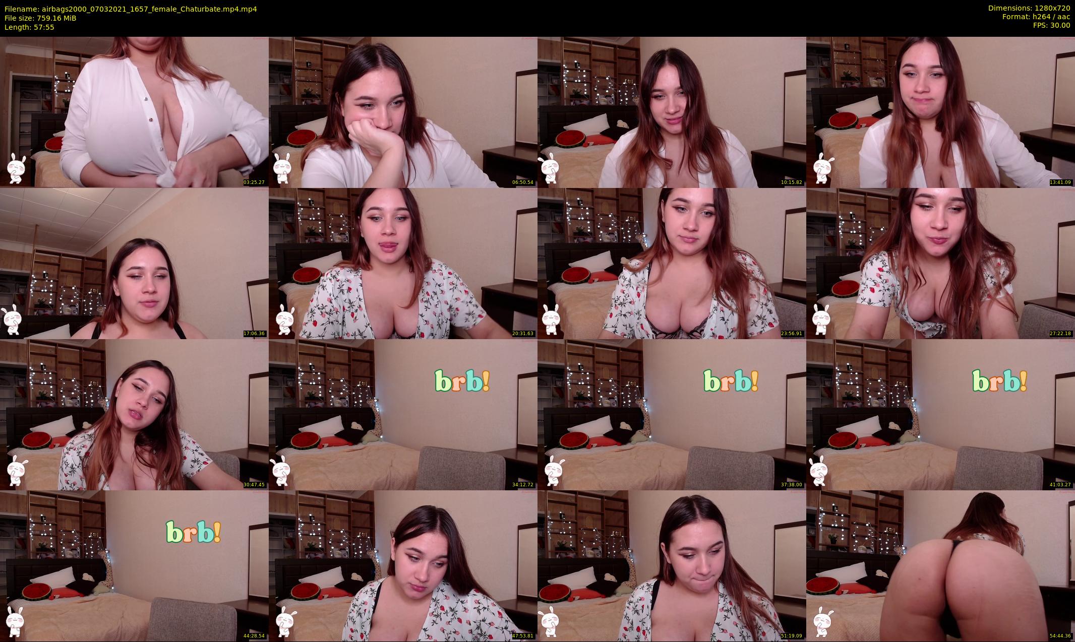 airbags2000 — 58 minute Chaturbate female cam show recording, 720p, Mar 7, 2021