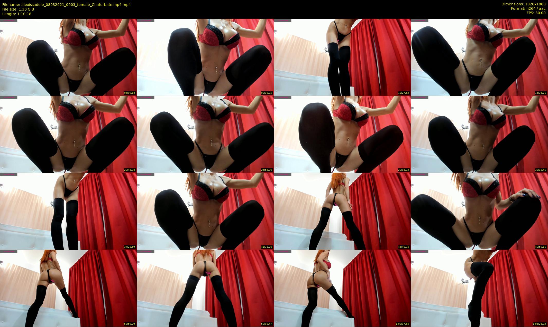 alexissadele — 71 minute Chaturbate female cam show recording, 1080p, Mar 8, 2021