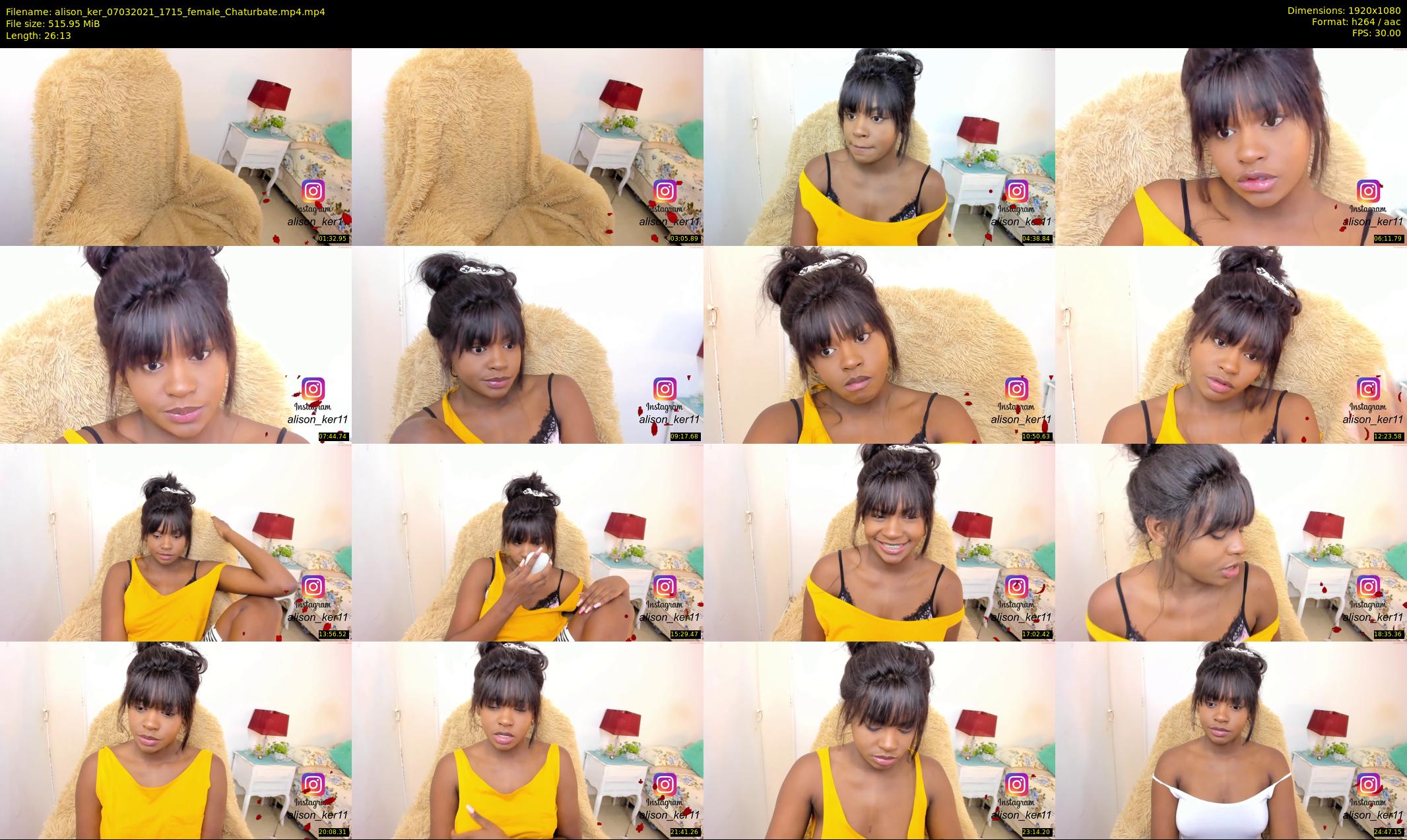 alison_ker — 27 minute Chaturbate female cam show recording, 1080p, Mar 7, 2021